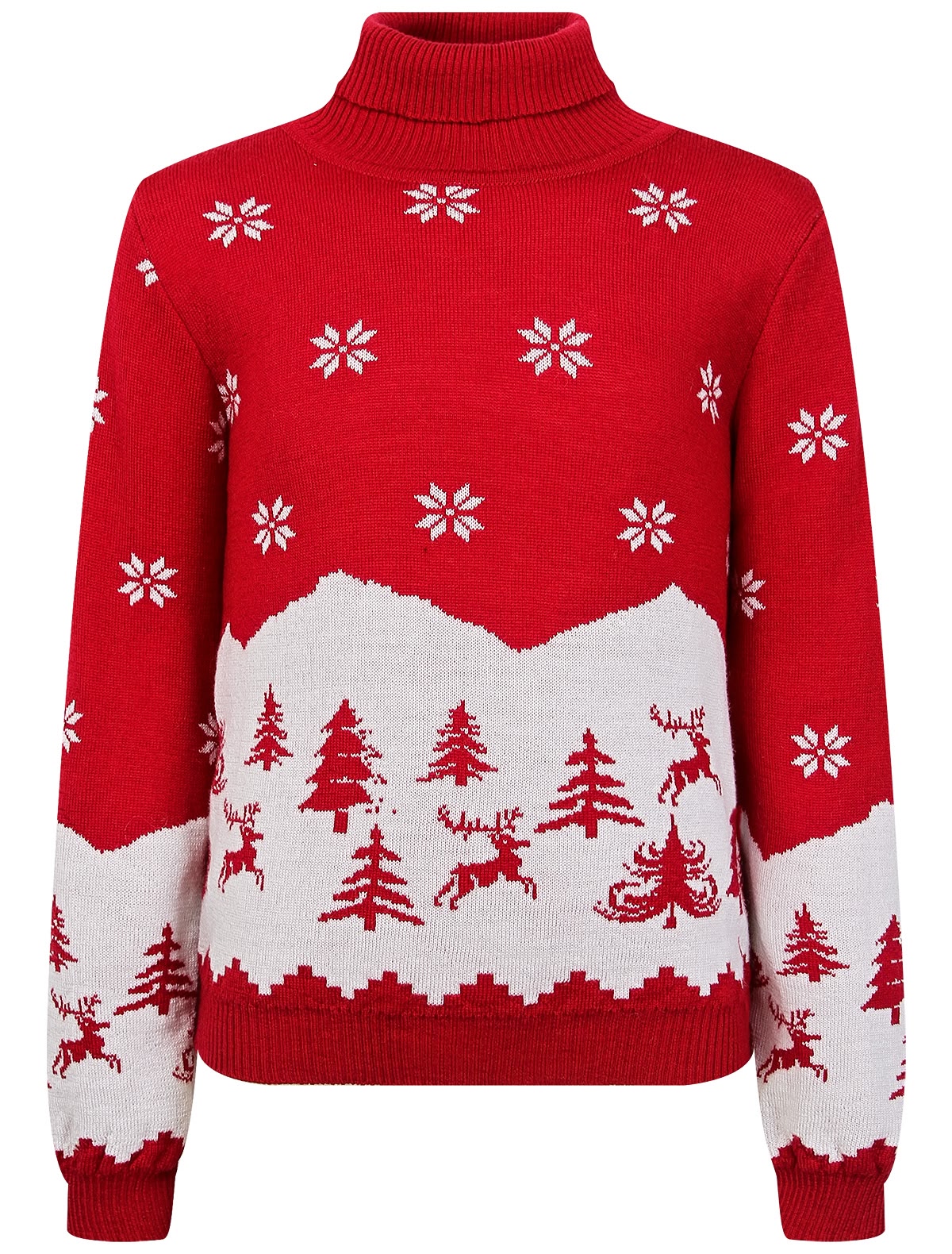 Джемпер с рождественским узором