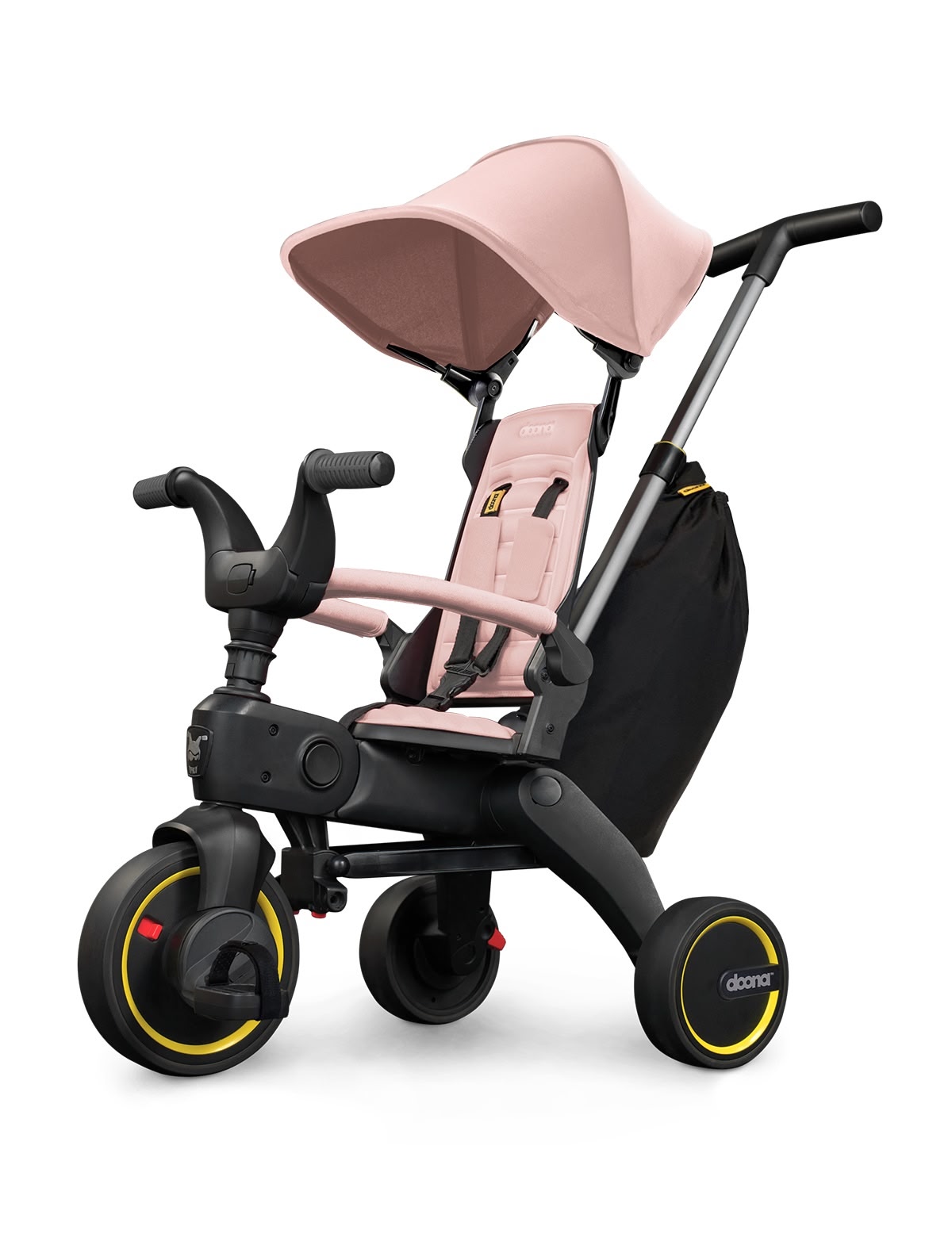 Складной трехколесный велосипед Doona Liki Trike S3, Blush Pink