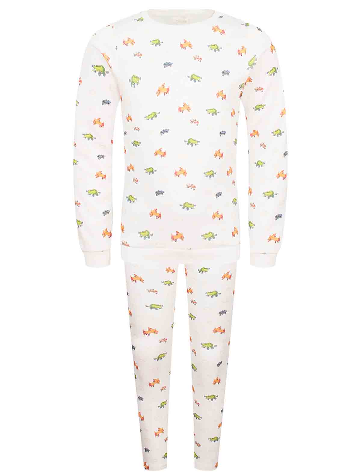 Белая пижама с самолетами