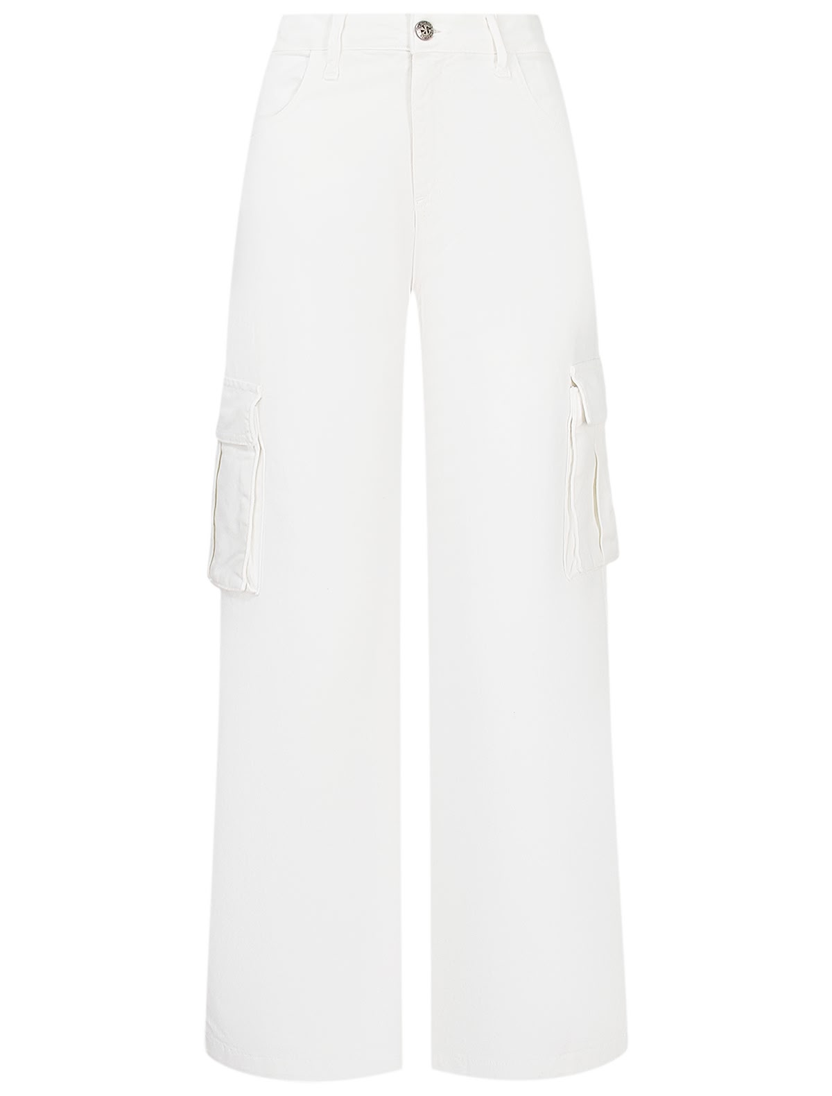 Белые брюки карго