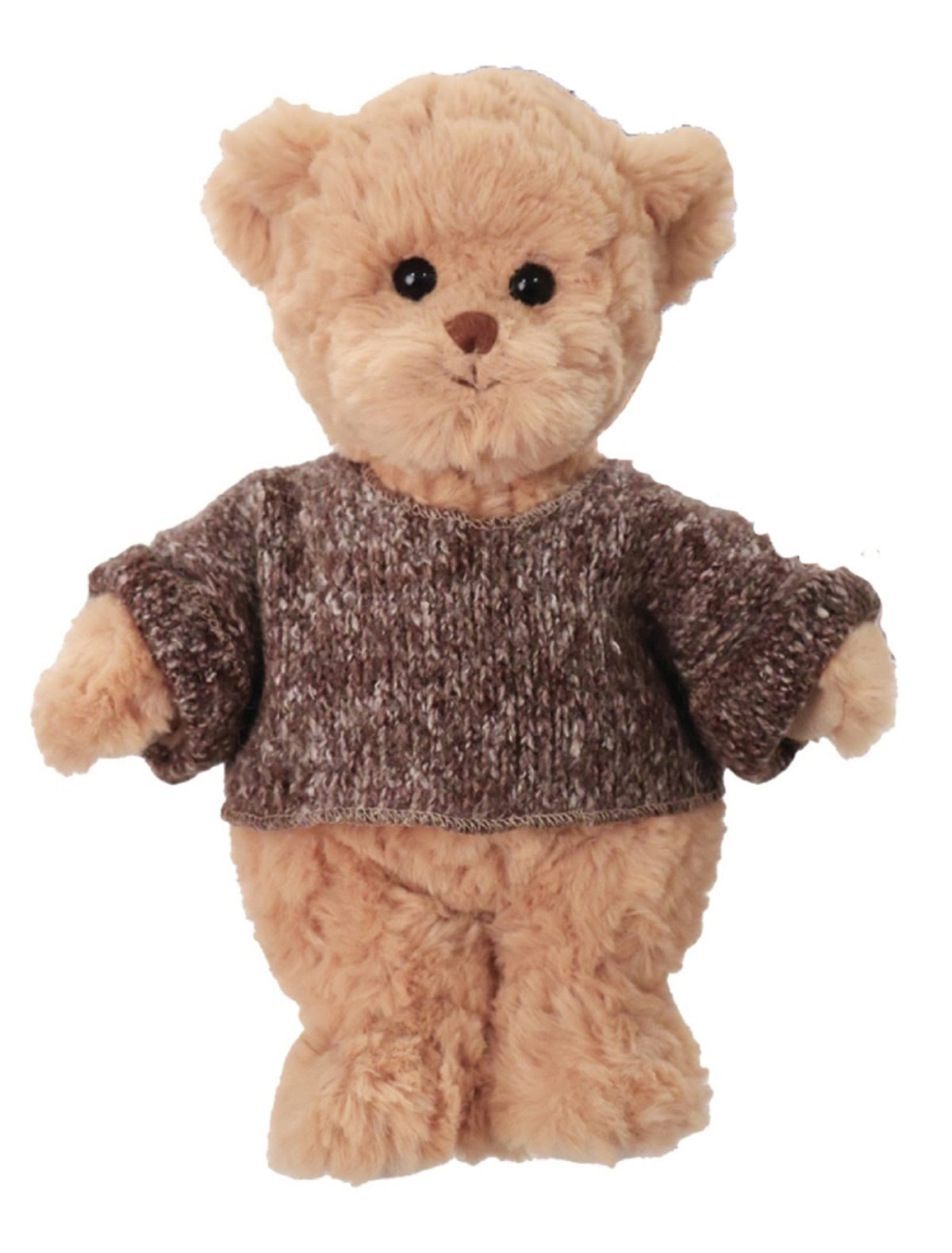 Плюшевый мишка в коричневом свитере