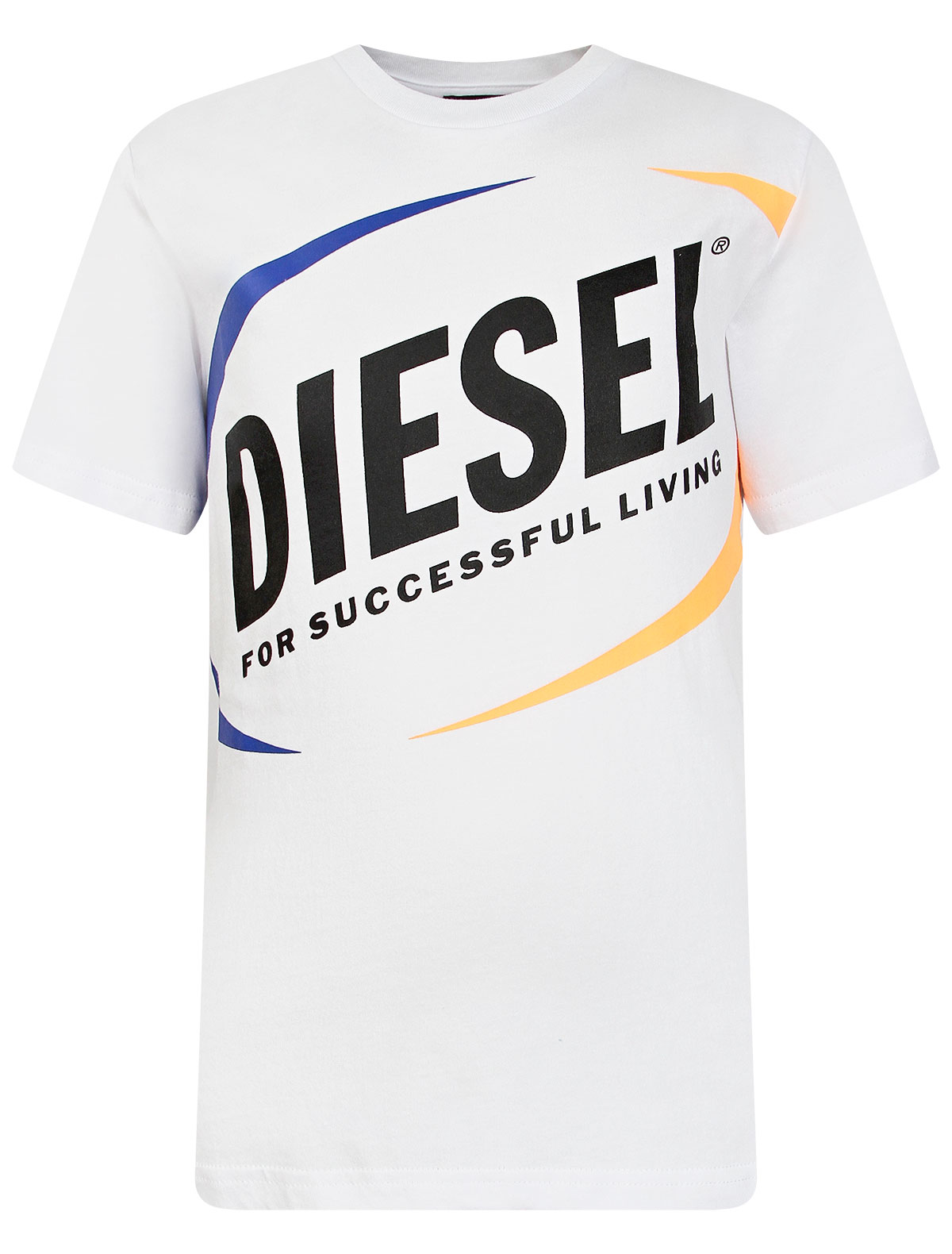 Футболка Diesel белого цвета