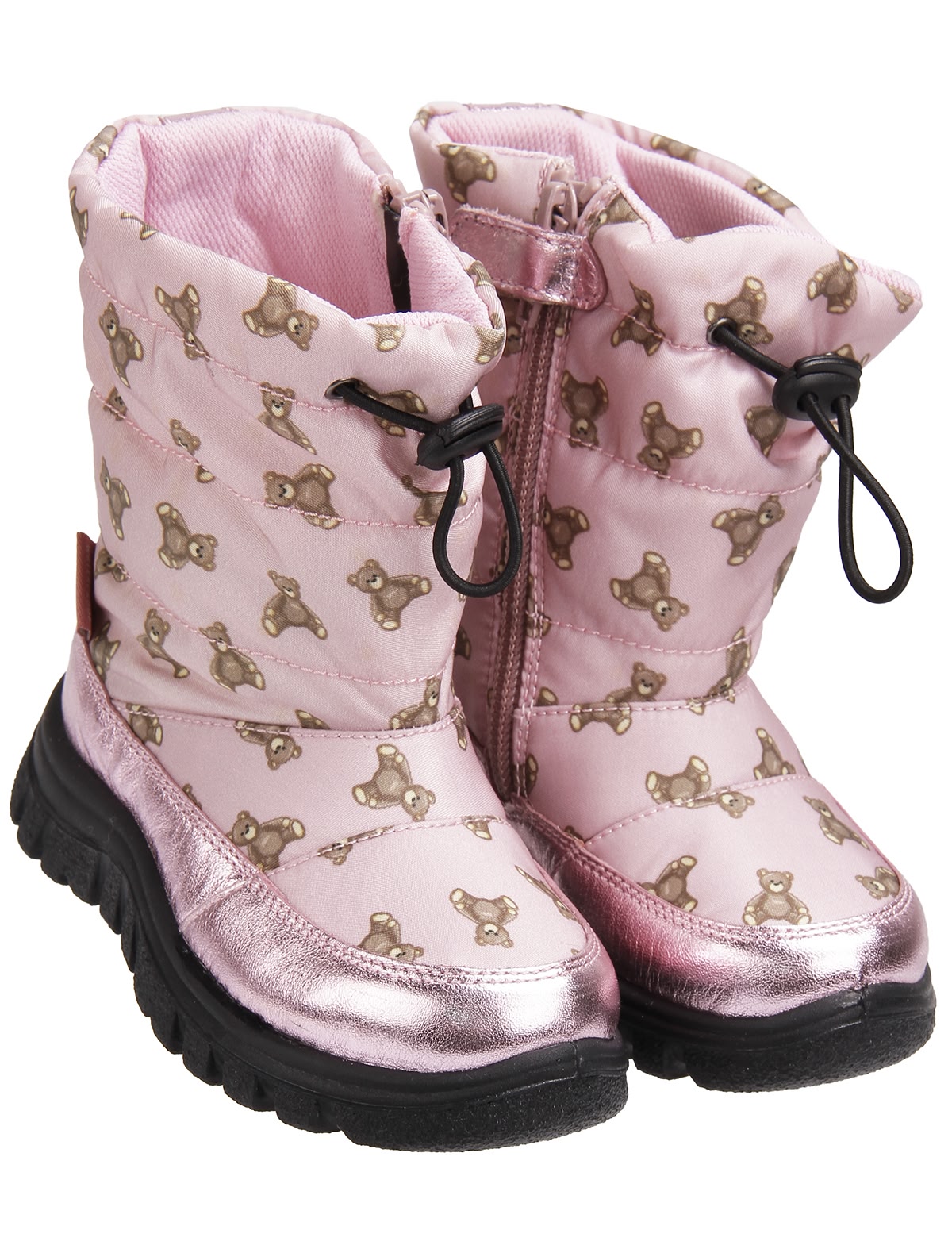 Розовые дутики с мишками