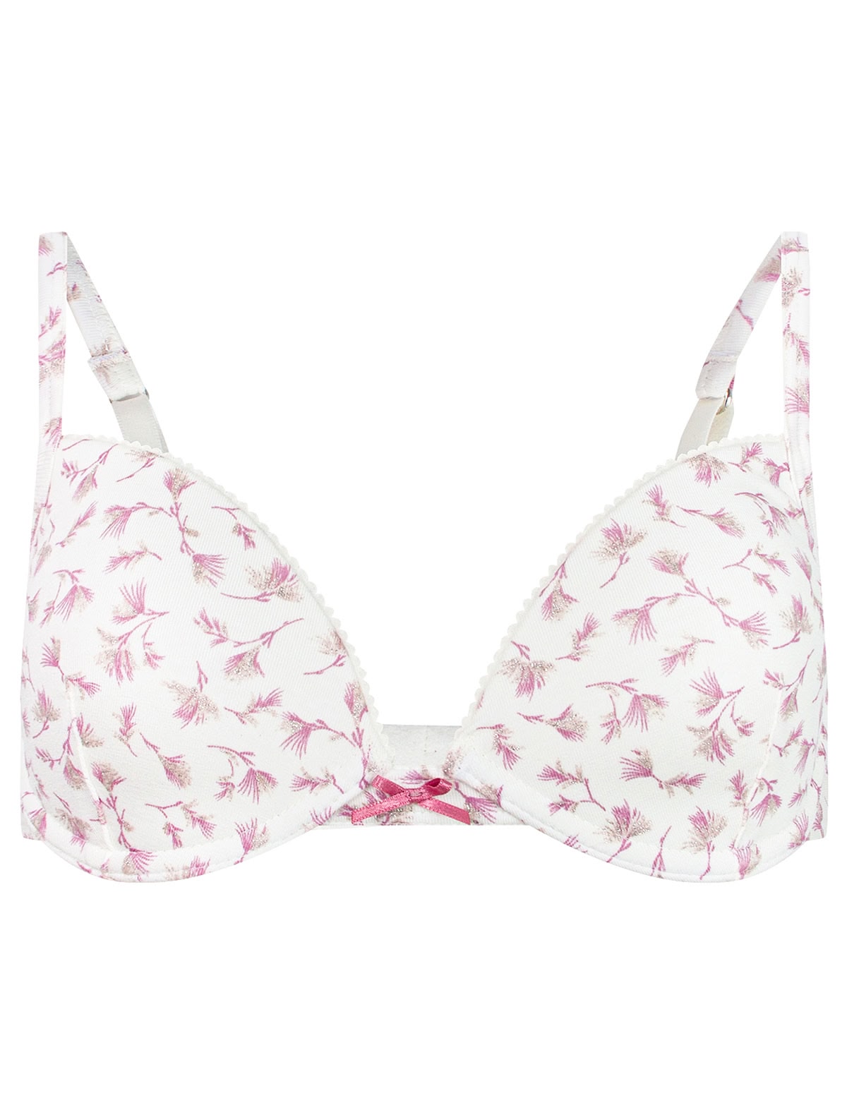 Бюстгальтер с цветочным принтом