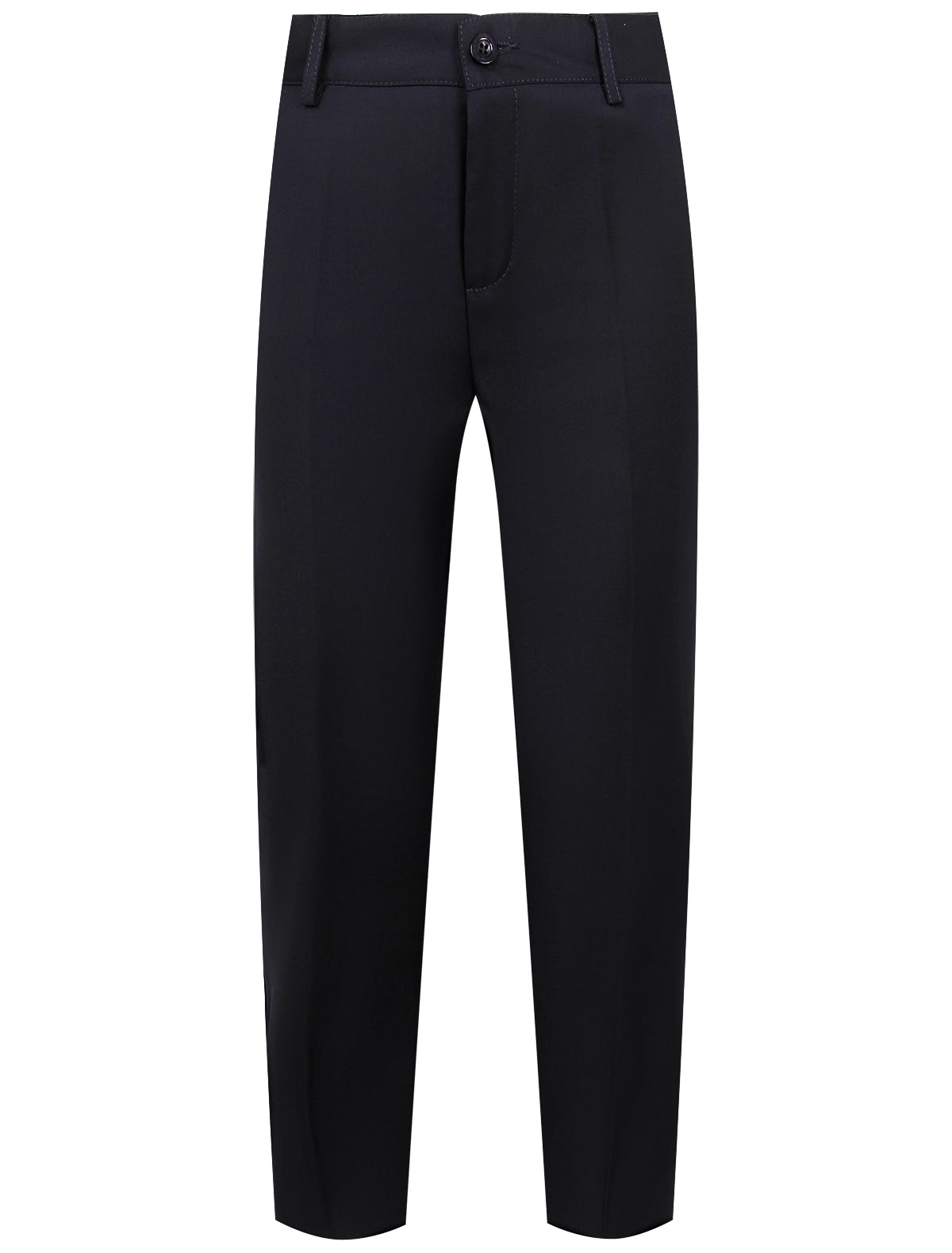 Тёмно-синие классические брюки