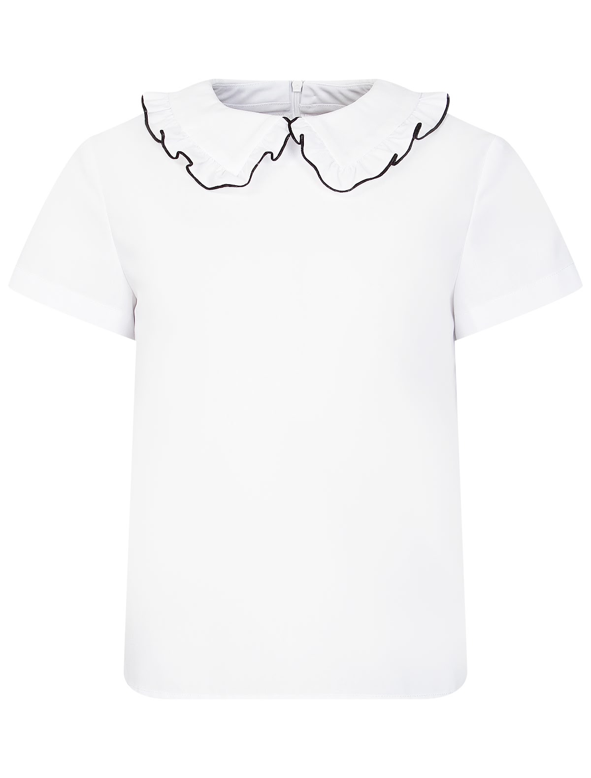 Блуза со съемным воротником