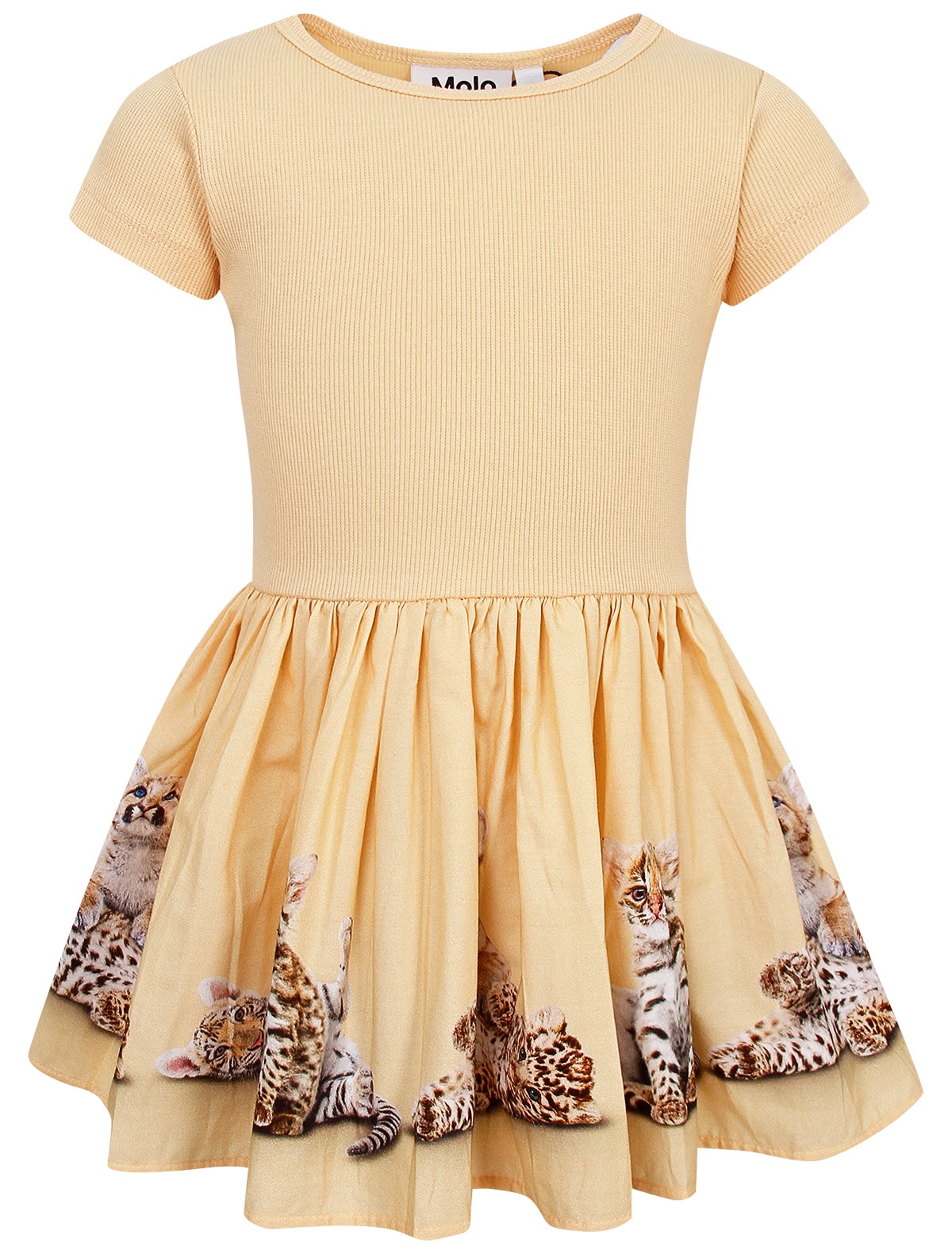 Платье с тигрятами
