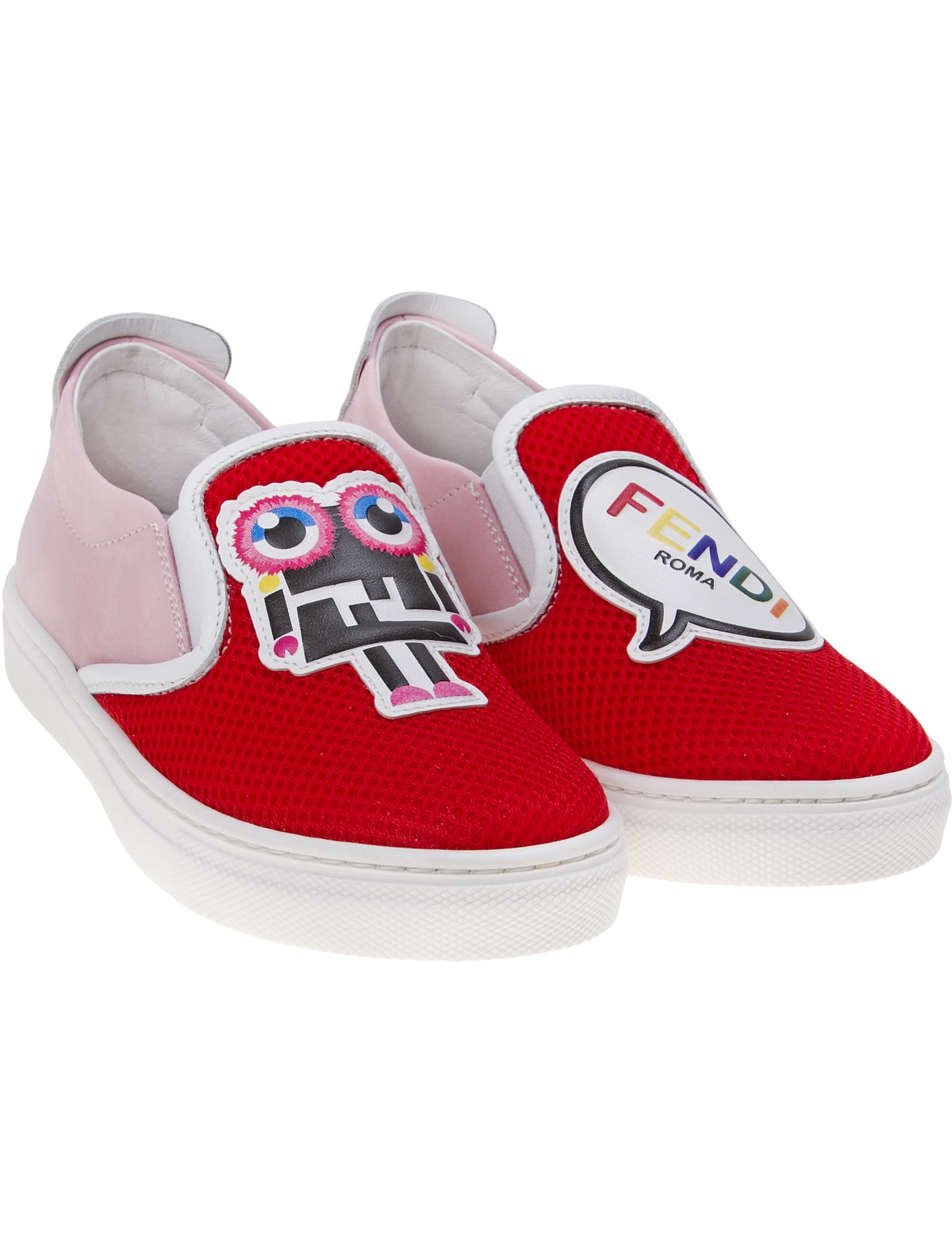 Слипоны с нашивкой монстр