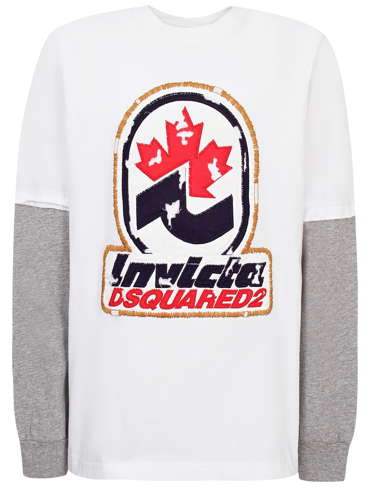 Лонгслив 2 в 1 с принтом логотипа