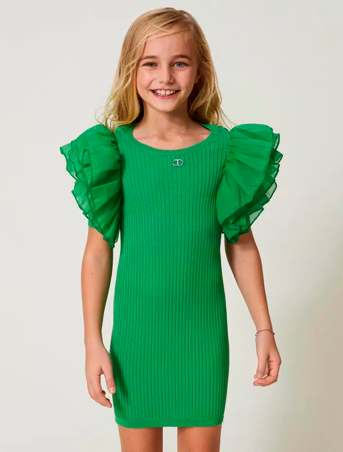 Платье TWINSET 2647723, цвет зеленый, размер 15 1054509413235 - фото 2