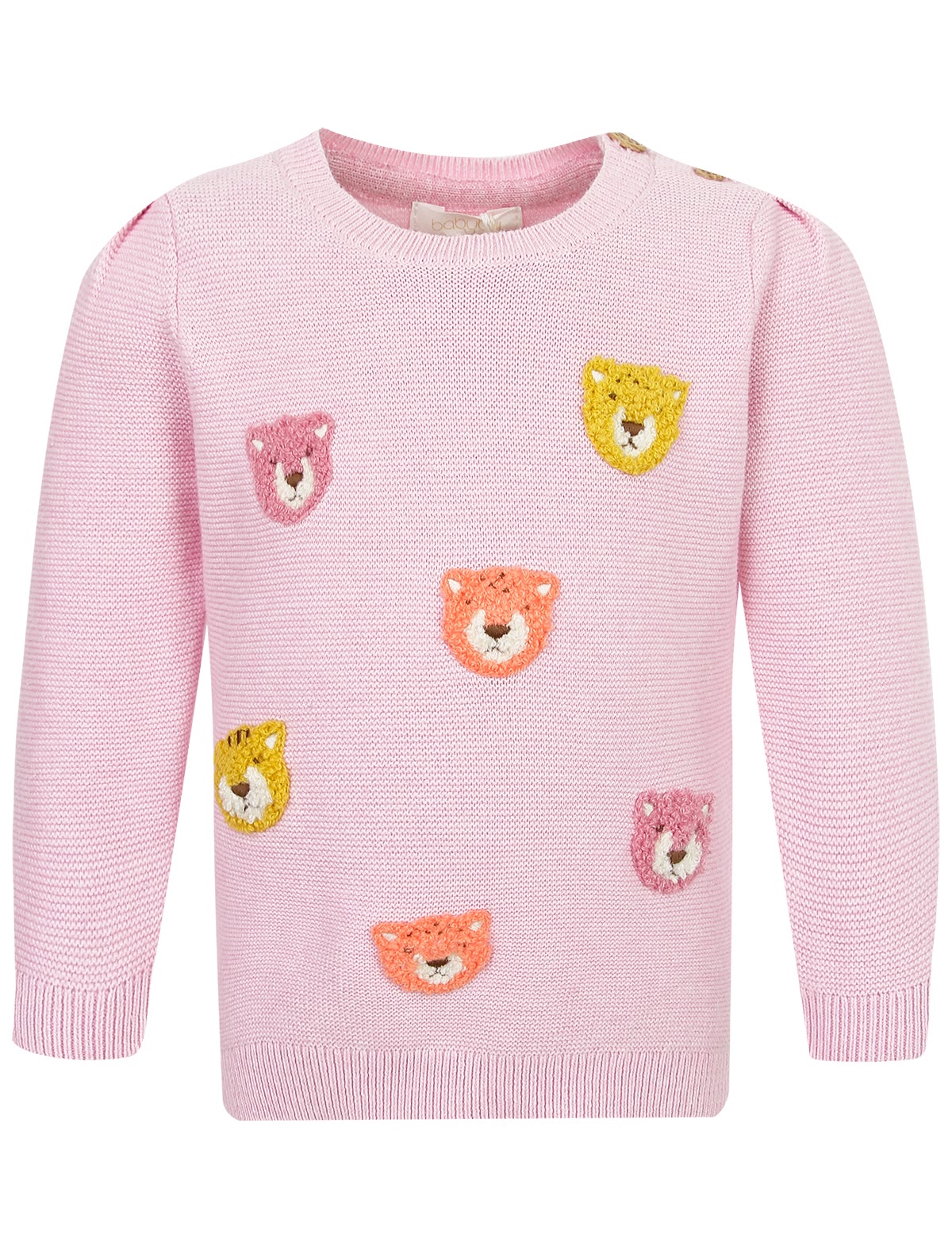 Розовый джемпер с медвежатами