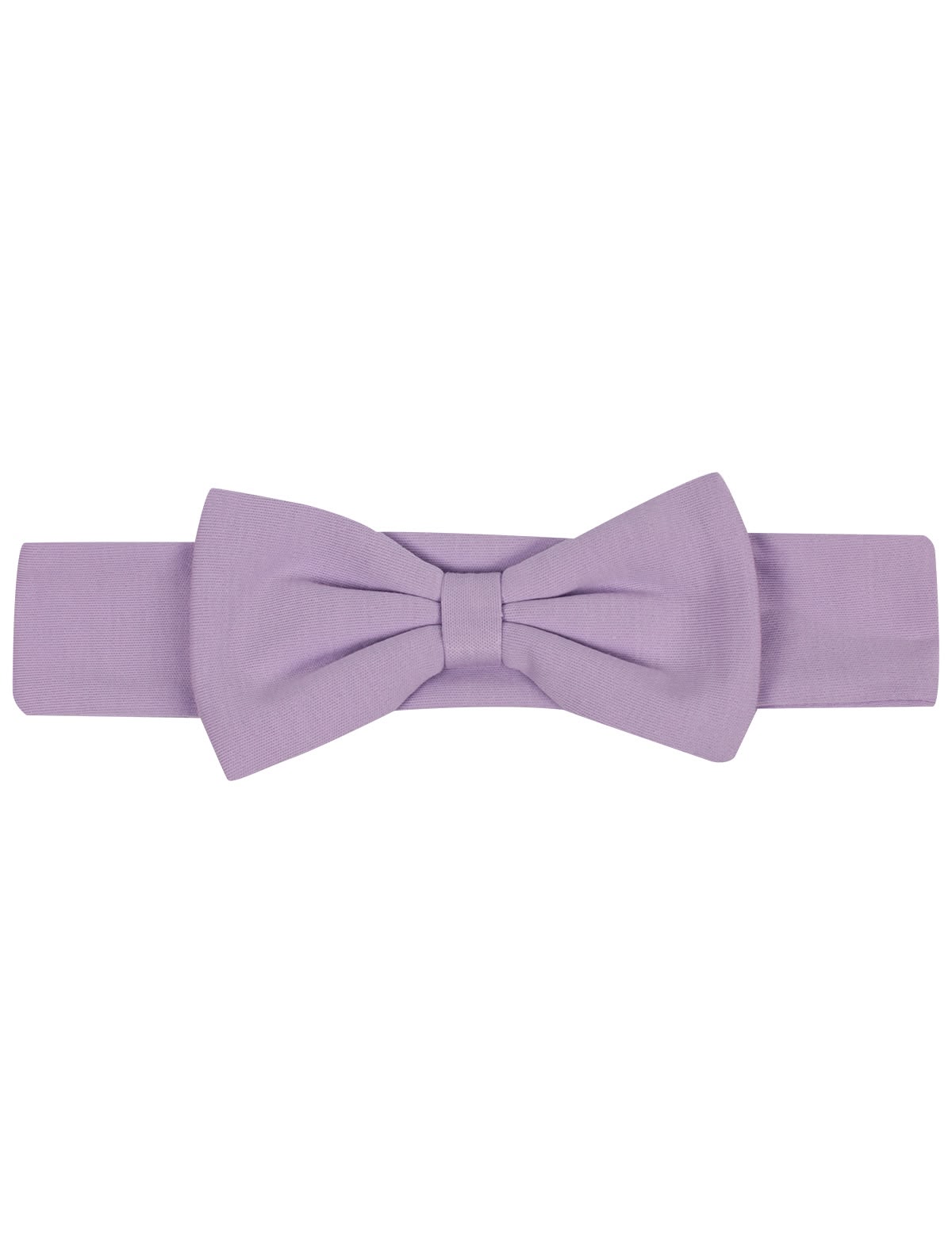 Сиреневая повязка на голову с бантиком