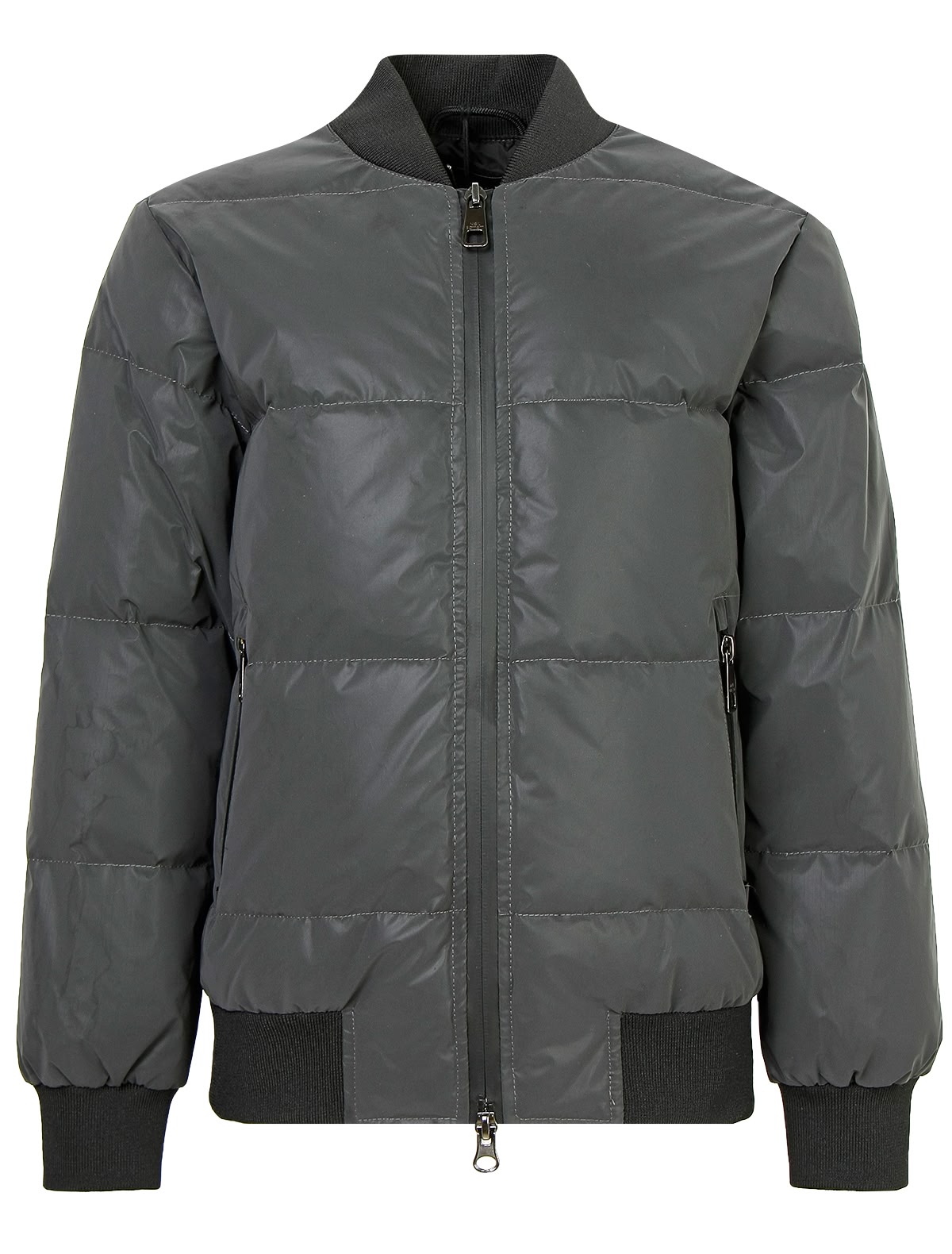 Дутая черная куртка