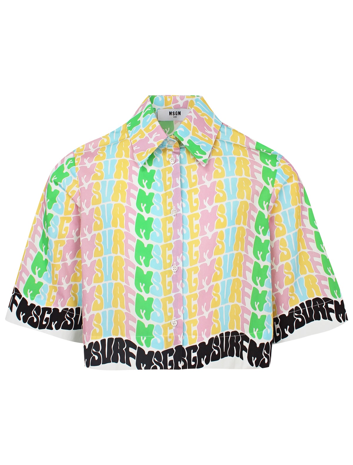 Блуза с принтом логотипа