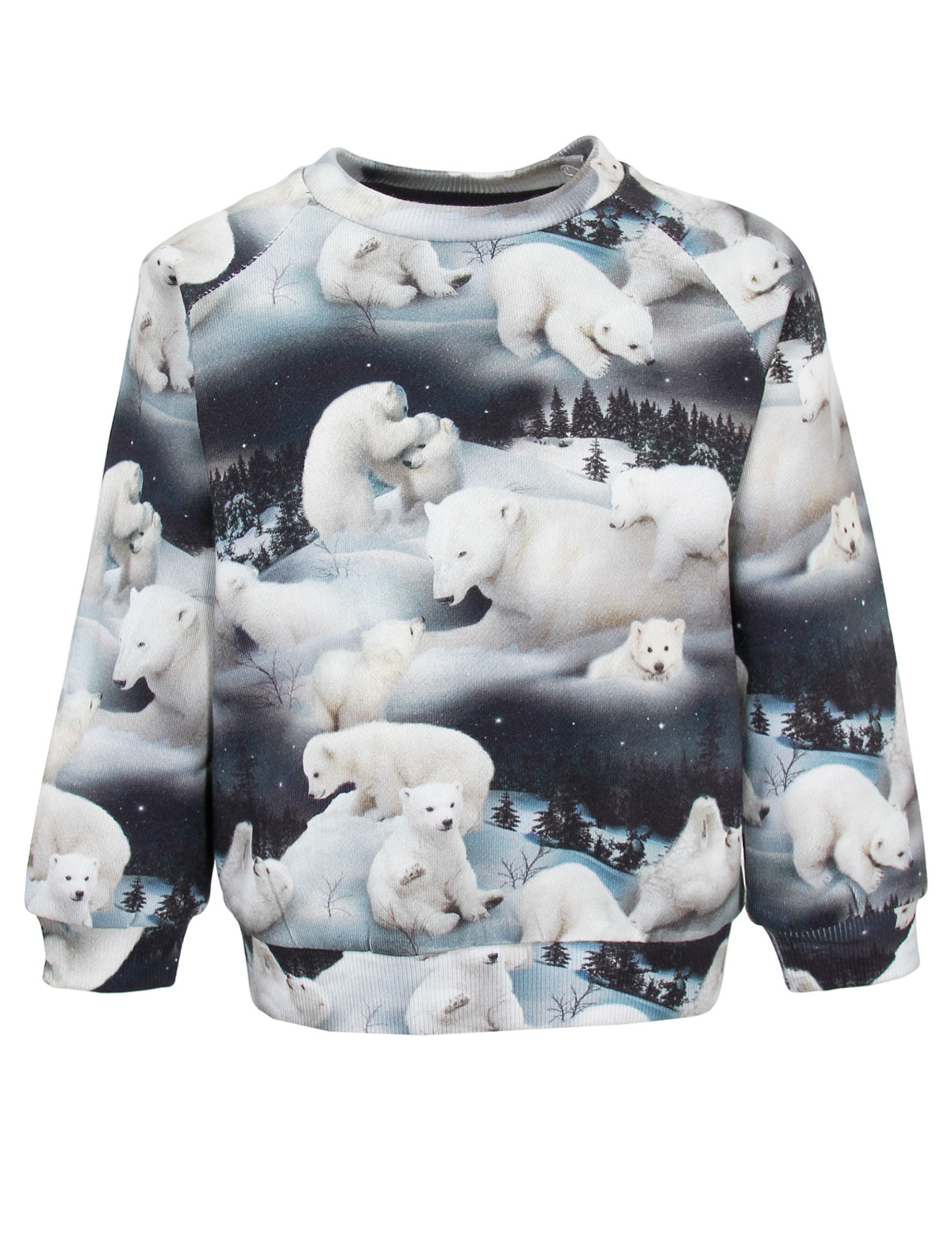 Свитшот с принтом полярные медведи