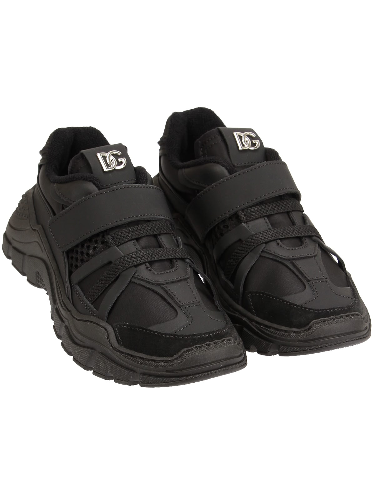 Кроссовки из натуральной кожи на липучке