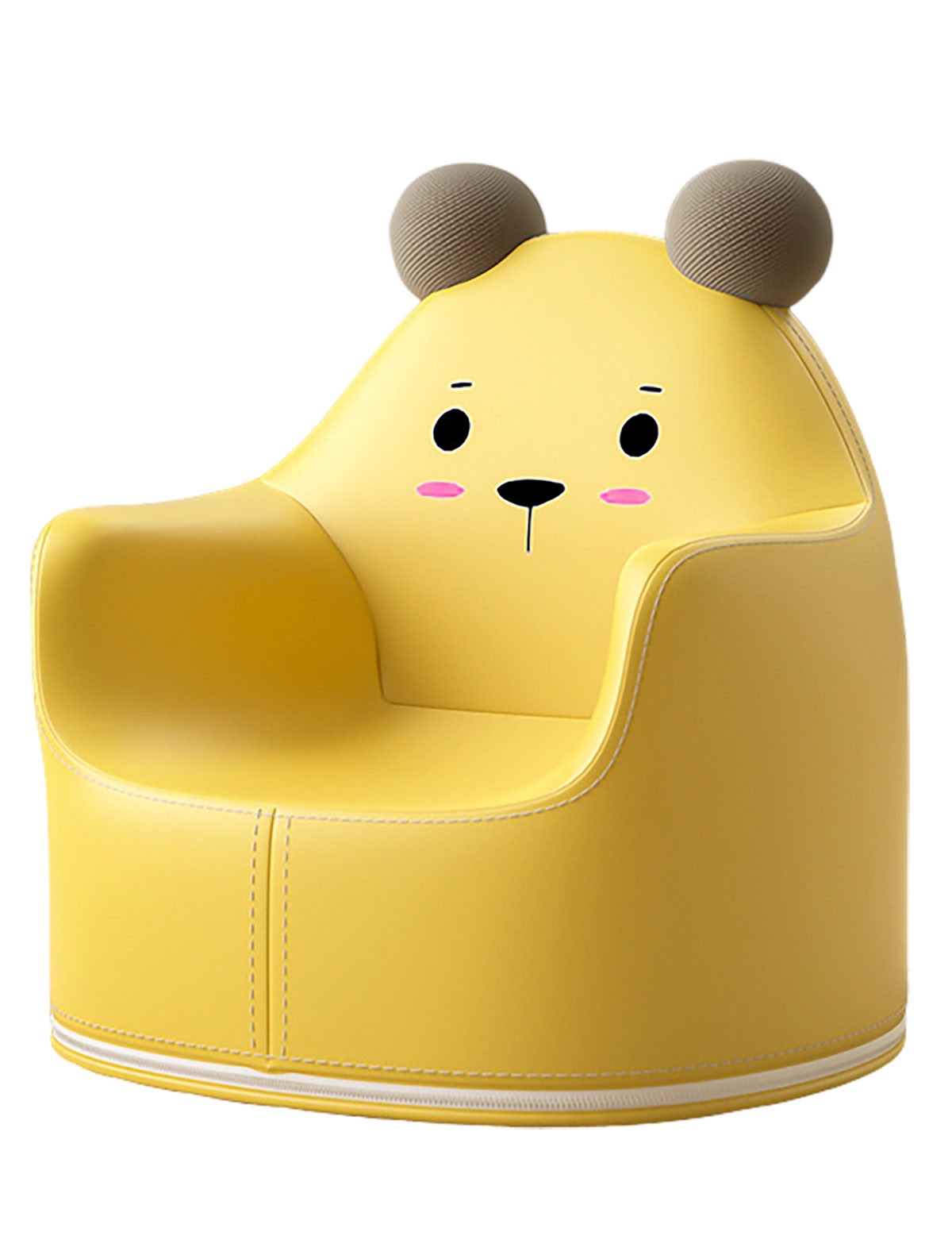 Кресло детское UNIX Kids Bear Yellow размер L