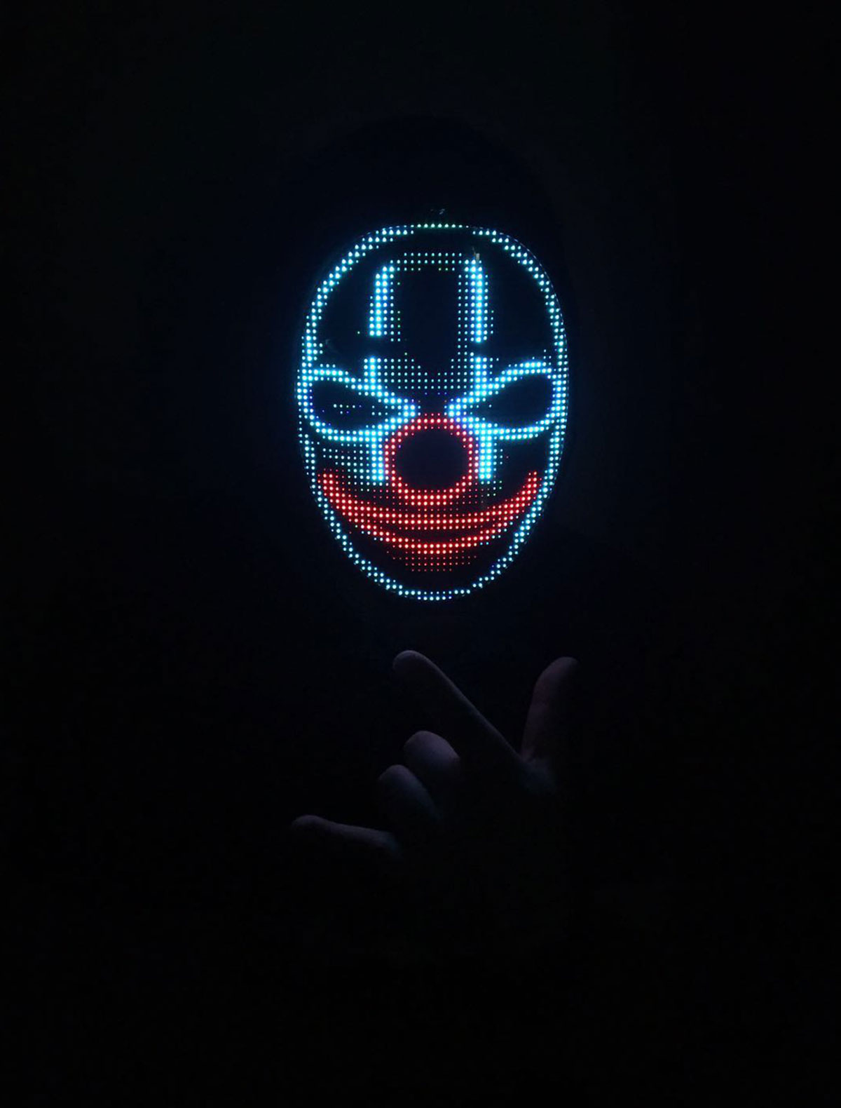 Маска карнавальная с LED экраном CYBER FACE Cyberpix, 6574528180024 ...