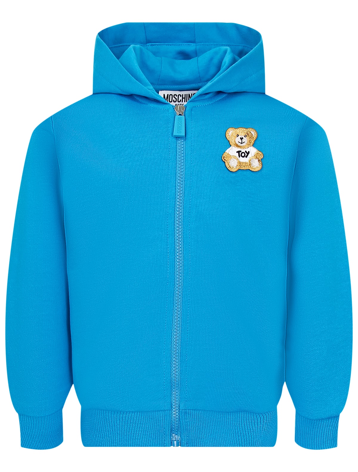 Синяя толстовка с мишкой