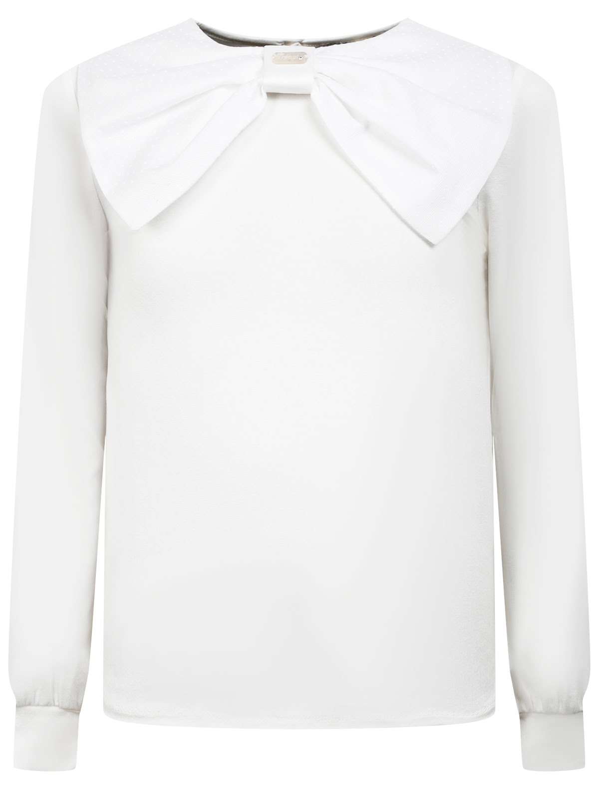 Блуза с крупным бантом