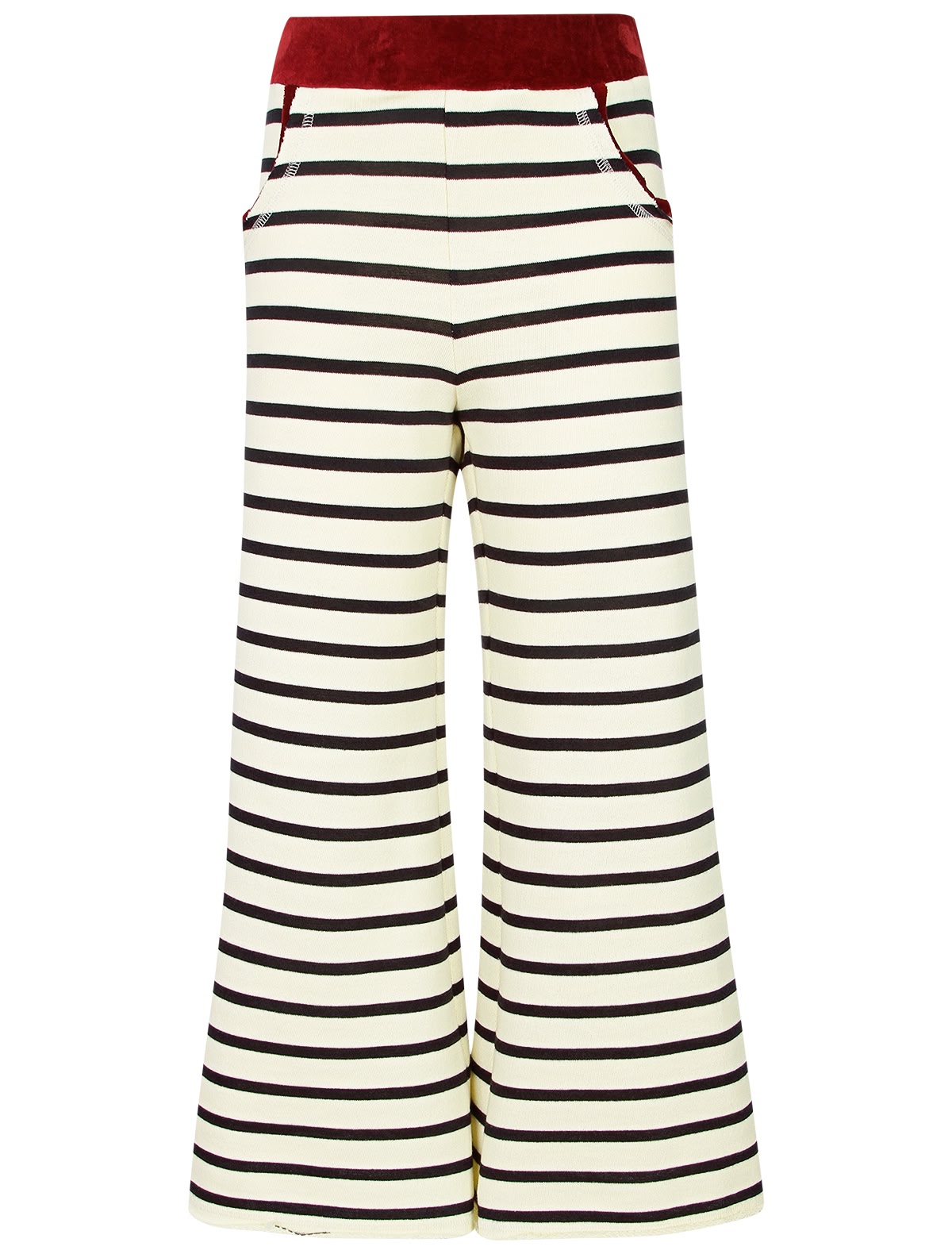 Свободные брюки в полоску