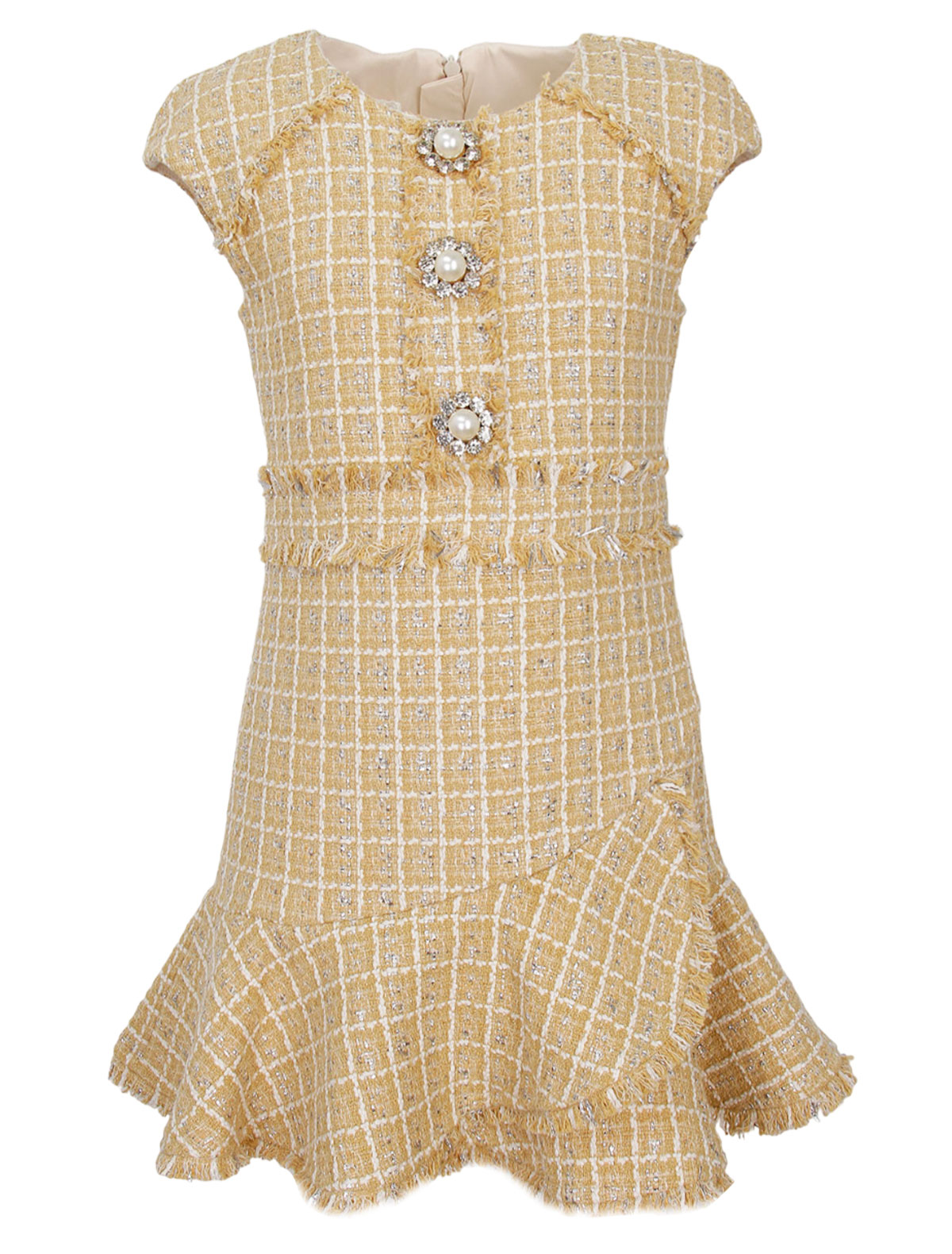 Платье с блестящими нитями