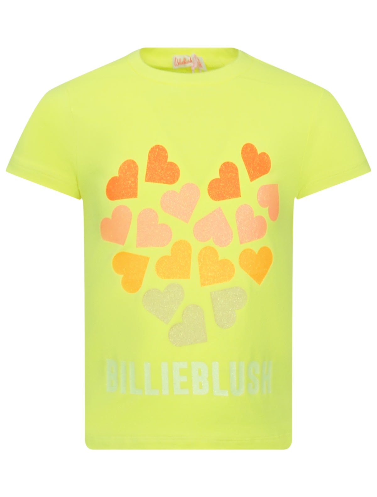 Жёлтая футболка с сердечками