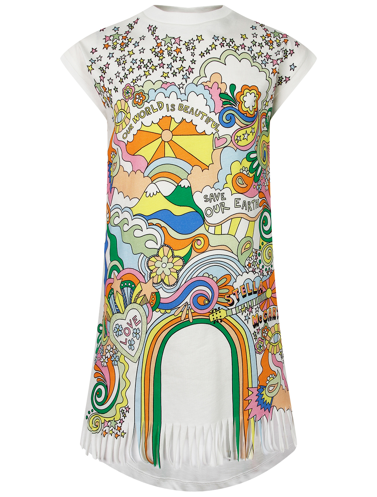 Платье Stella McCartney 2543391, цвет разноцветный, размер 11 1054509379708 - фото 1