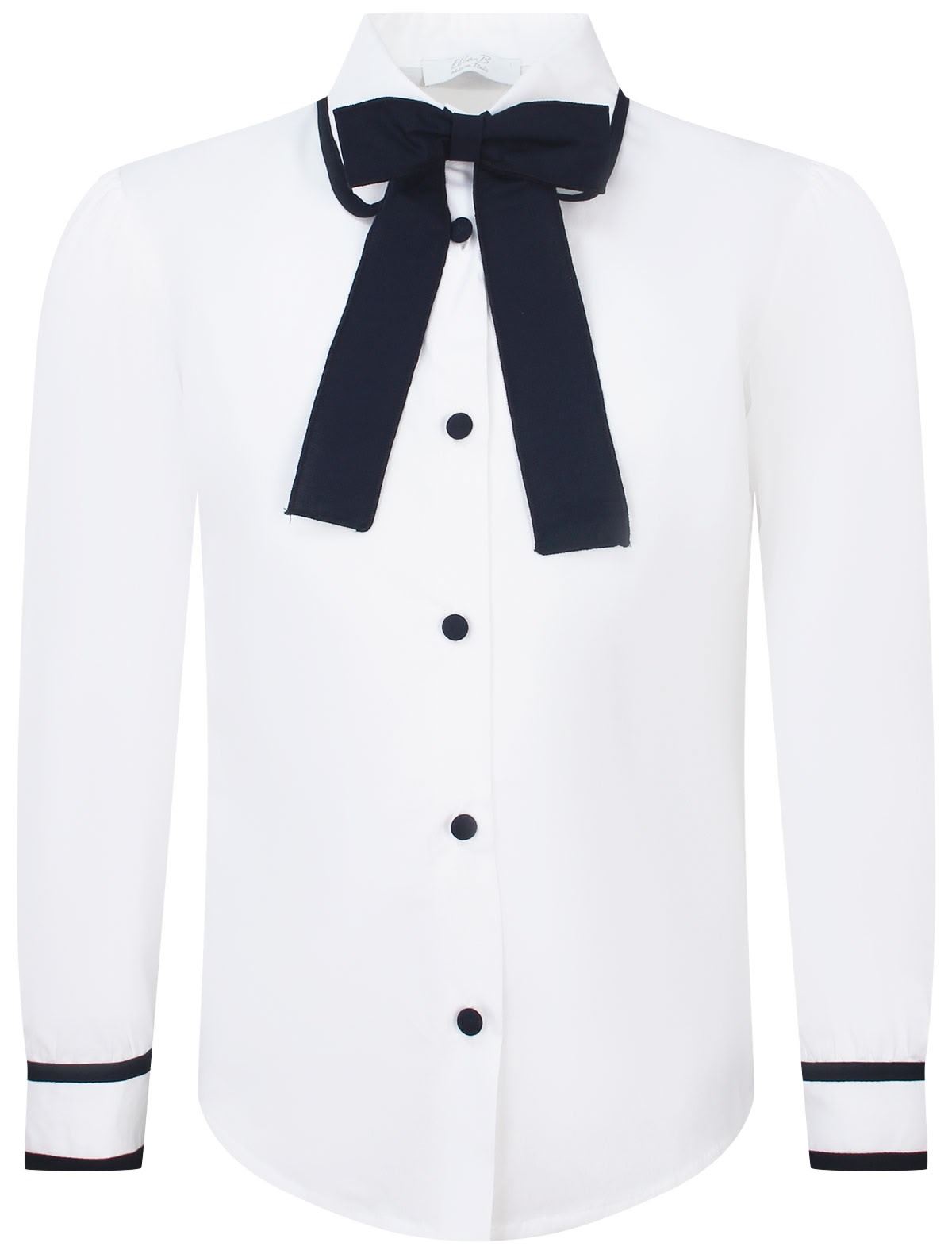 Блуза со съёмной бабочкой