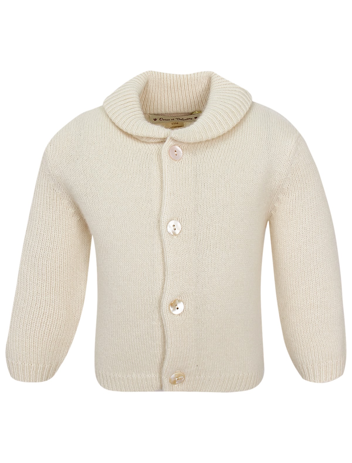 Кремовый кардиган из кашемира