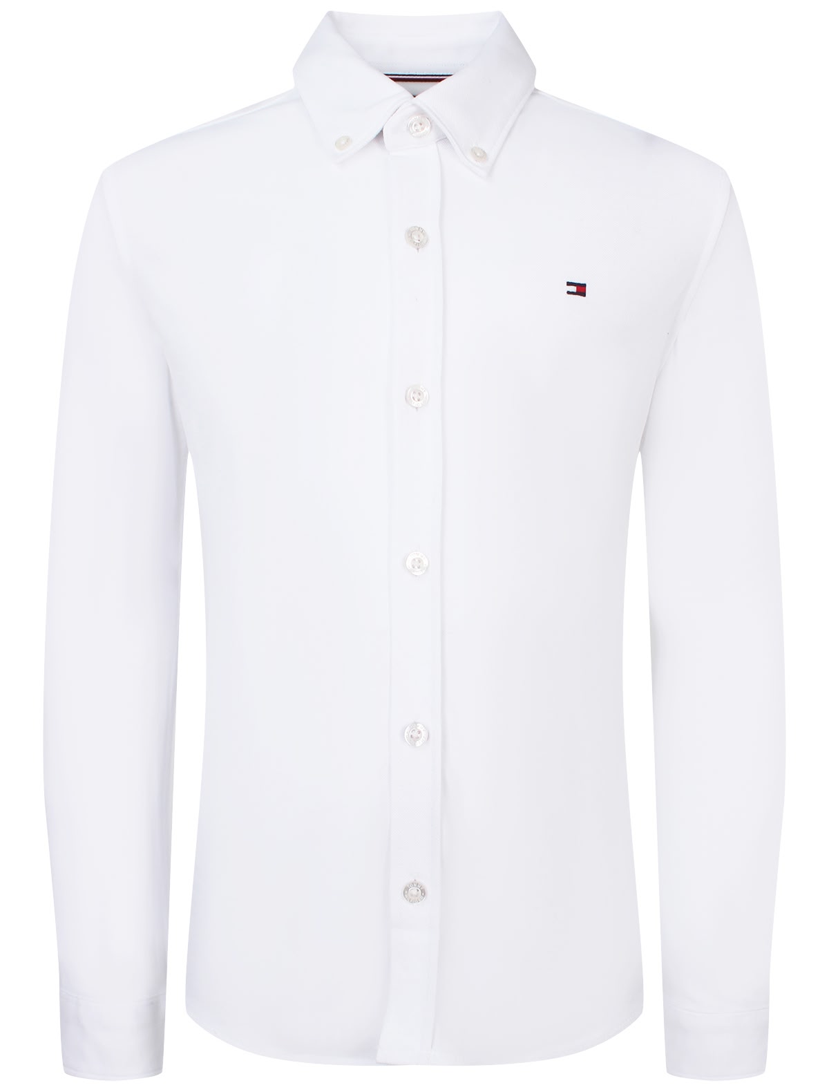 Белая рубашка из хлопка