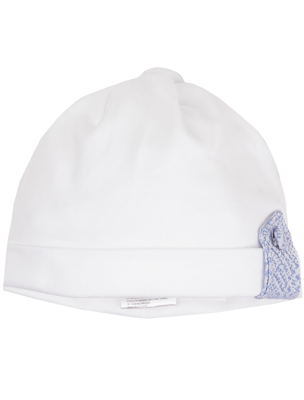 Белая хлопковая шапка