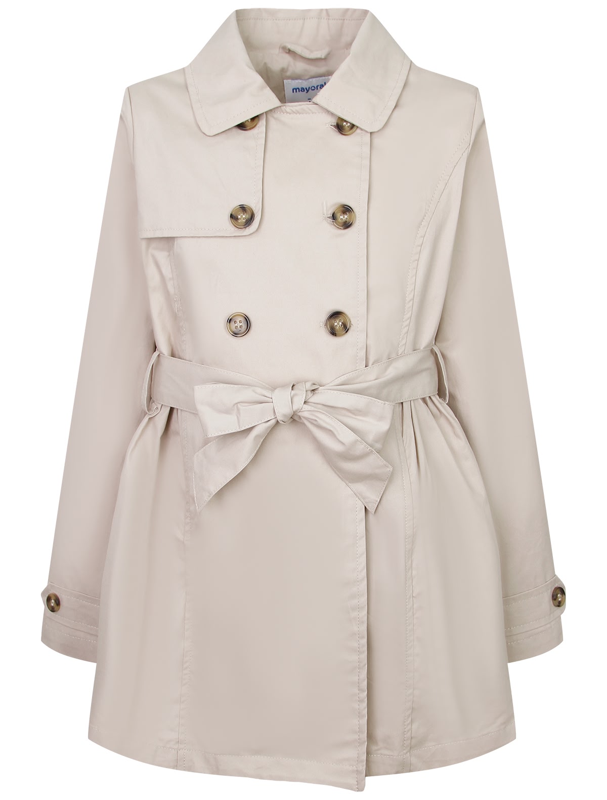 Бежевый тренч