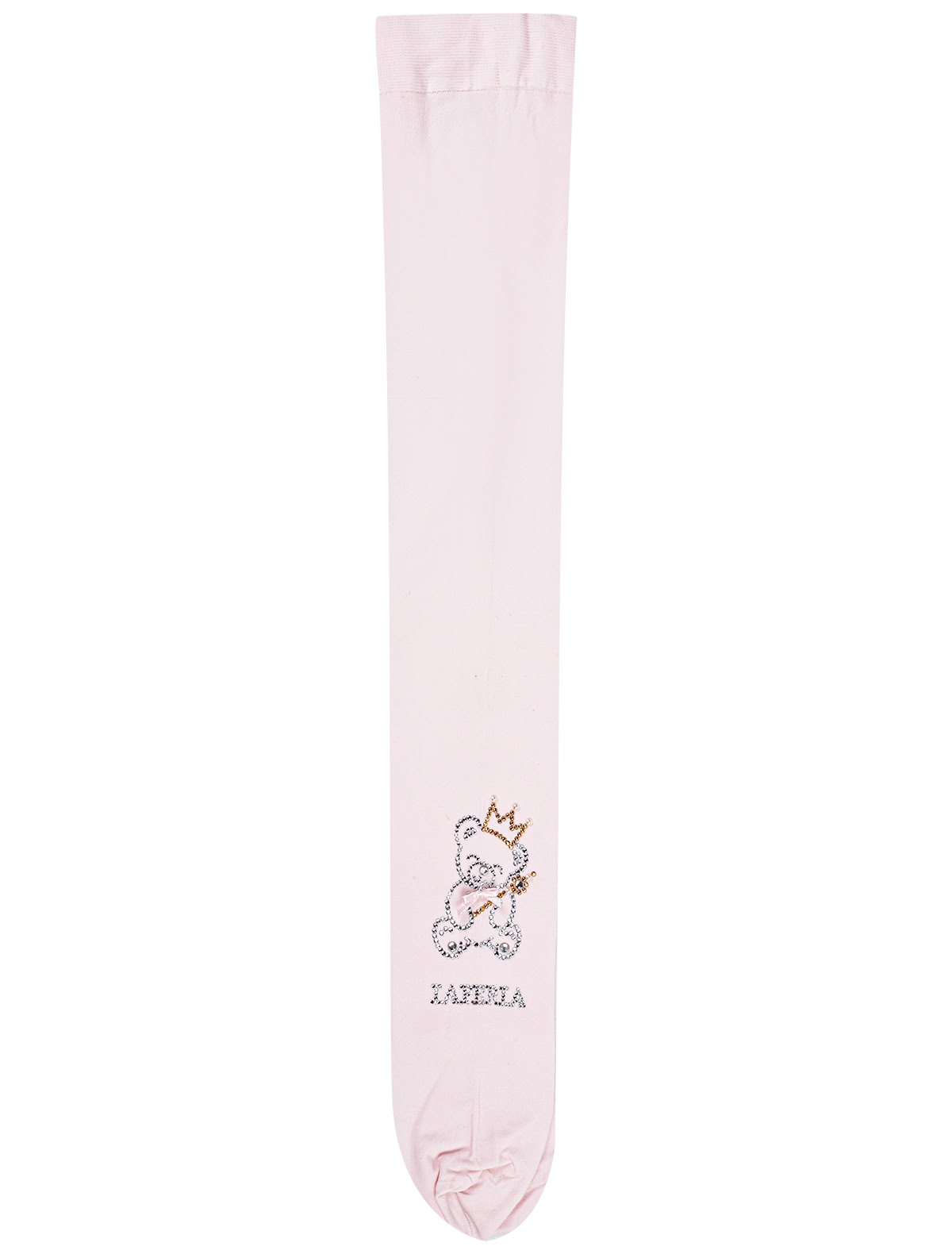 Розовые колготки с мишкой