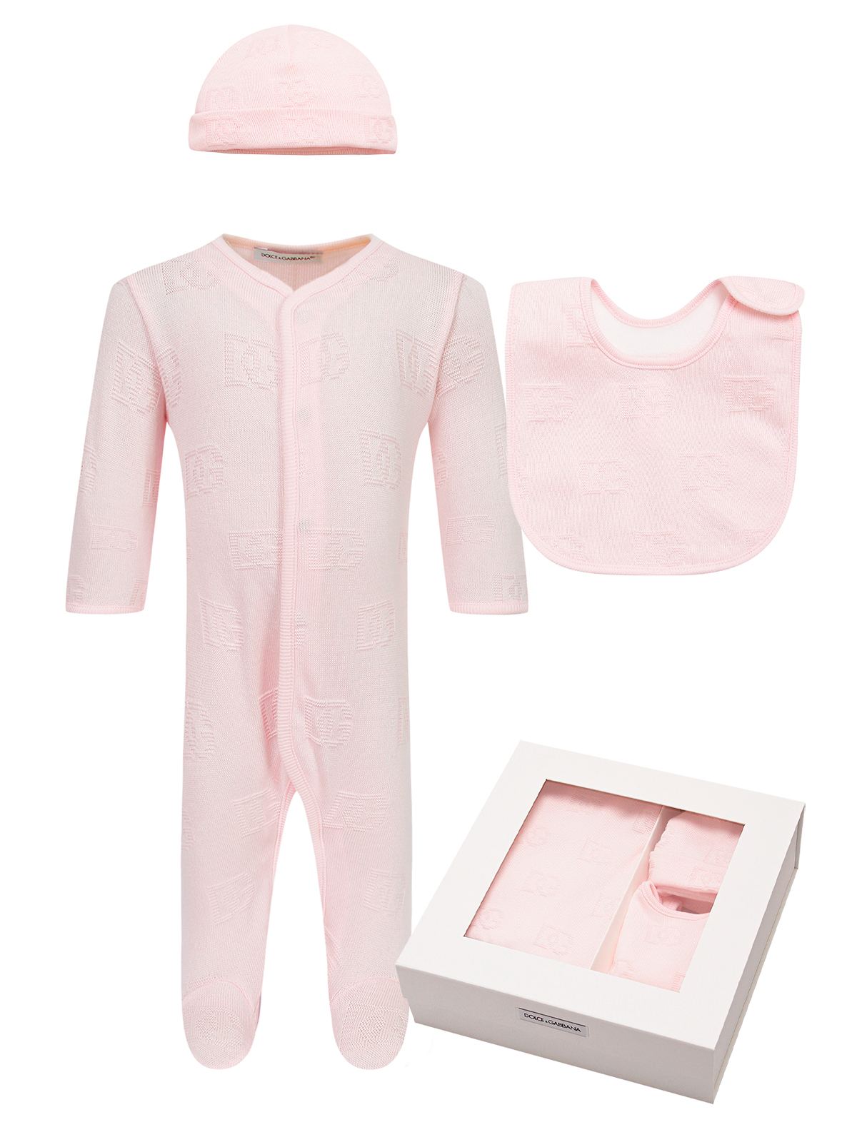 Комплект из 3 шт. Dolce & Gabbana 2543424, цвет розовый, размер 6 3034509370279 - фото 1