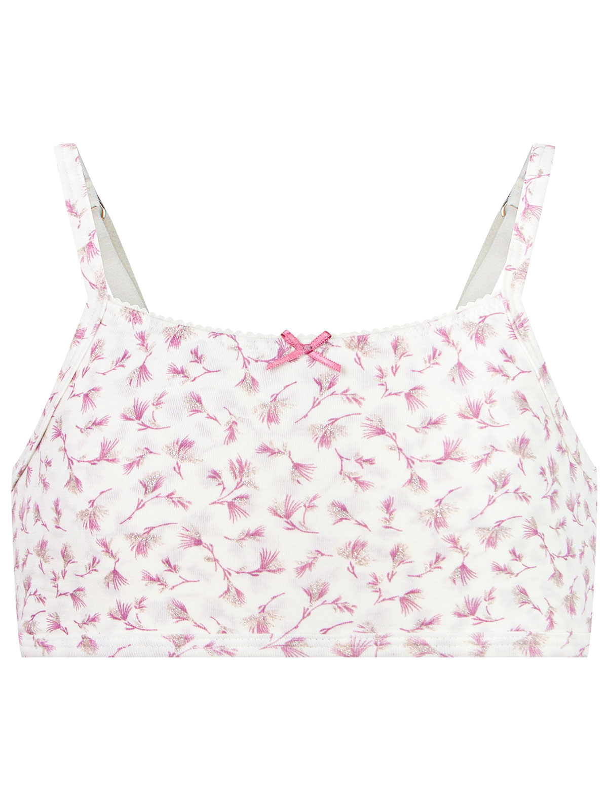 Бюстье с цветочным принтом