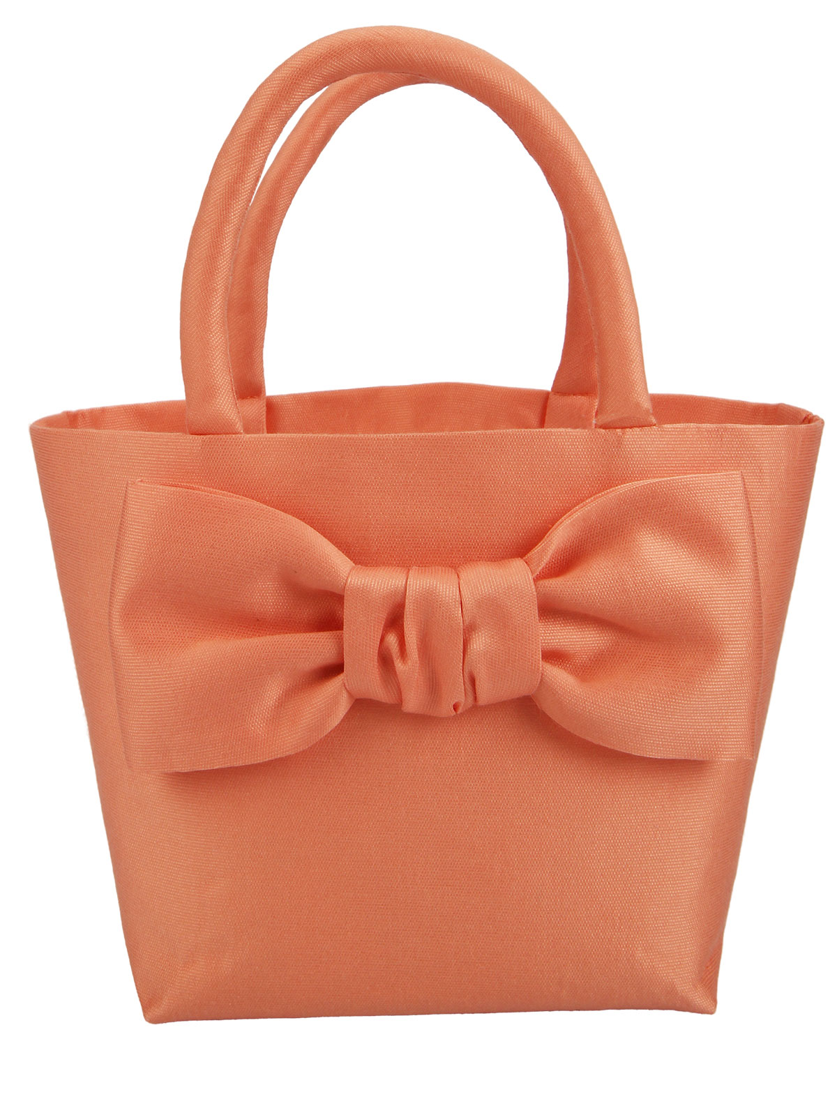 Оранжевая сумка с бантом