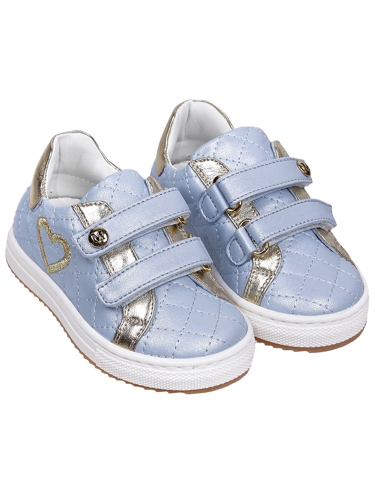 Стеганые кеды с сердечком