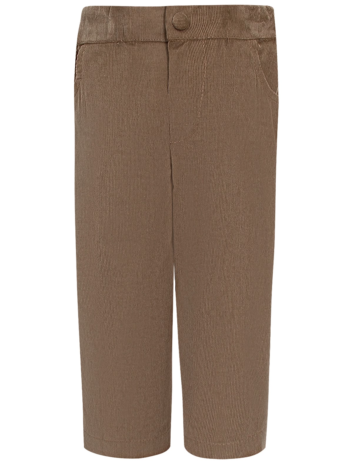 Коричневые вельветовые брюки