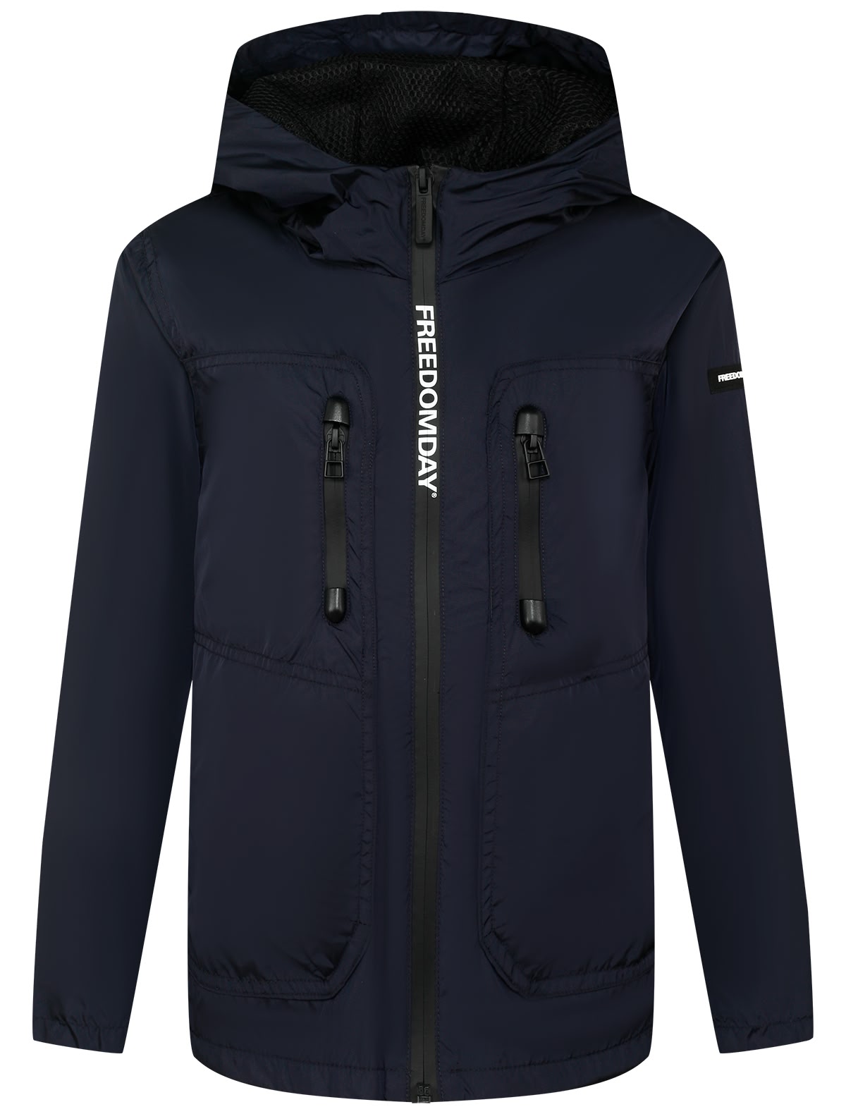 Ветровка с логотипом на молнии