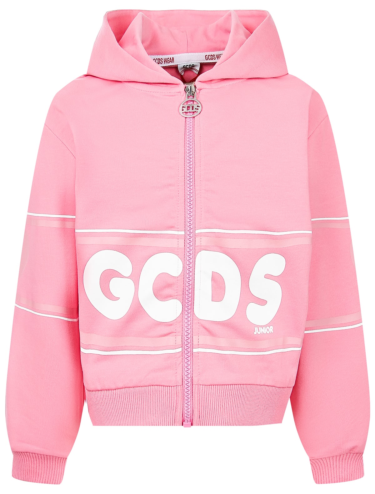 Розовая толстовка с капюшоном