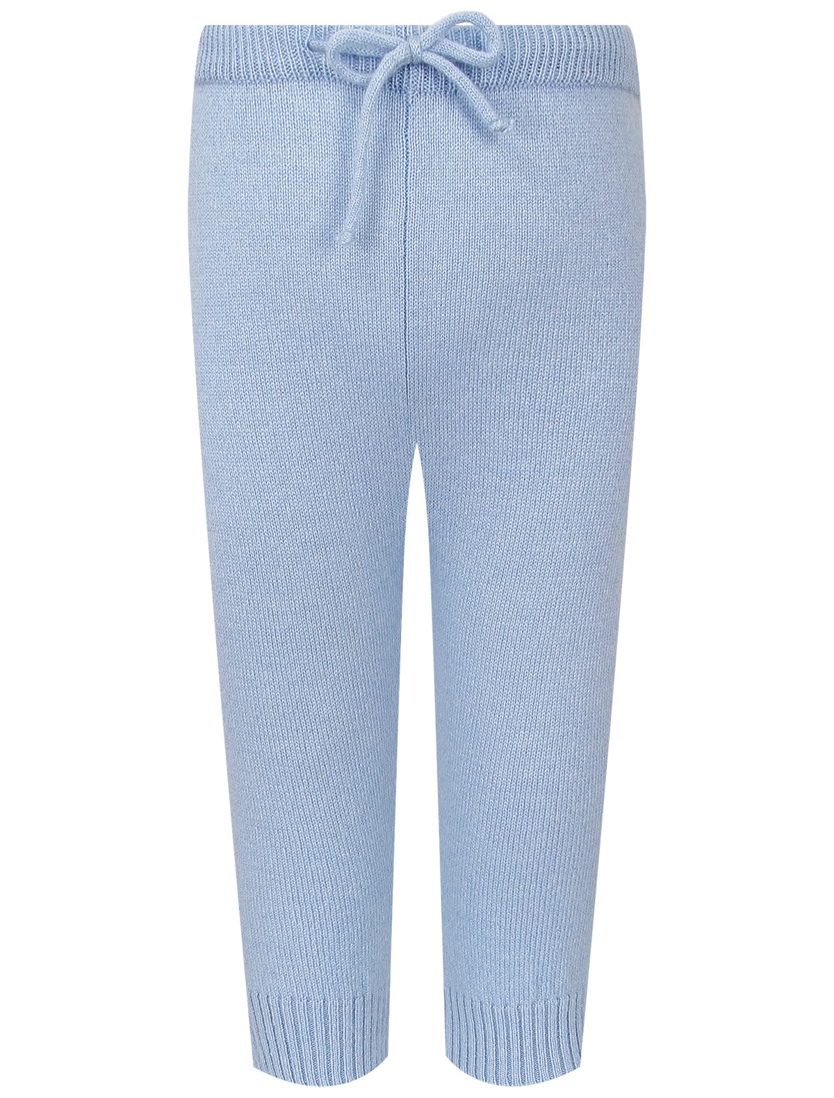 Голубые кашемировые брюки