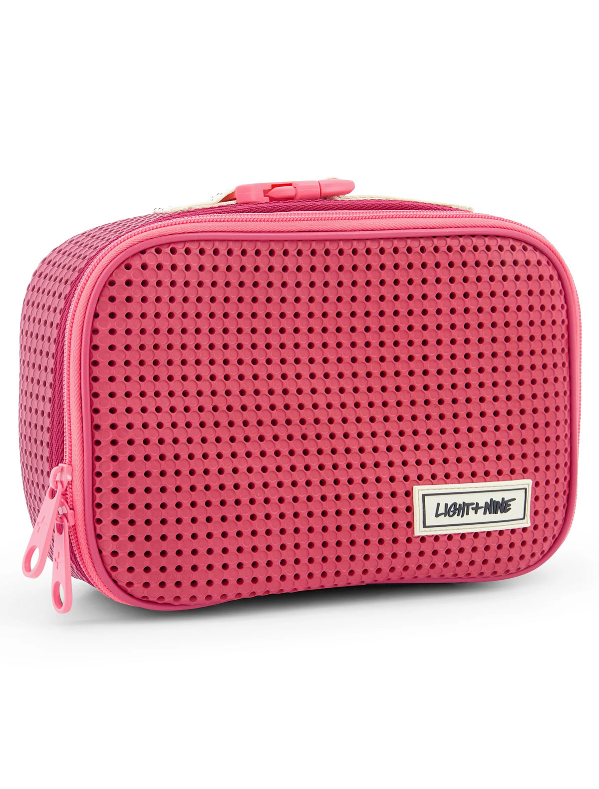 Термосумка для еды ярко-розовая