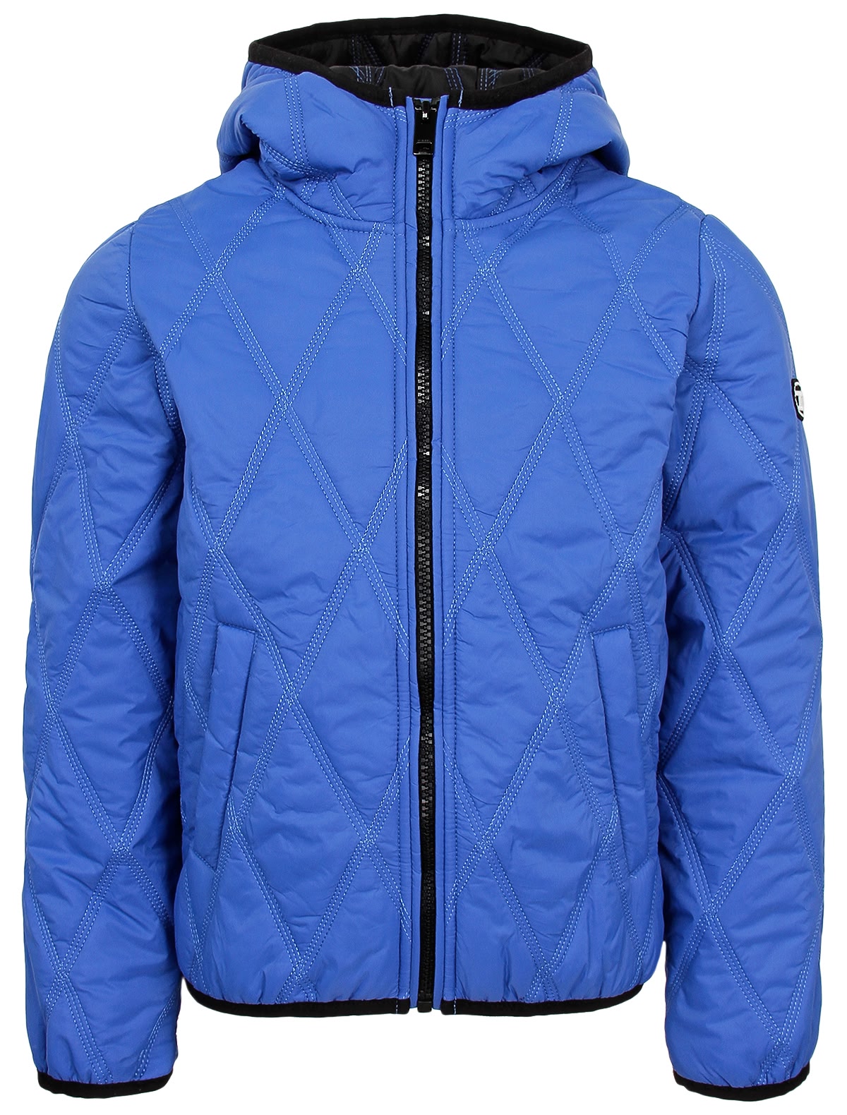 Синяя куртка из нейлона