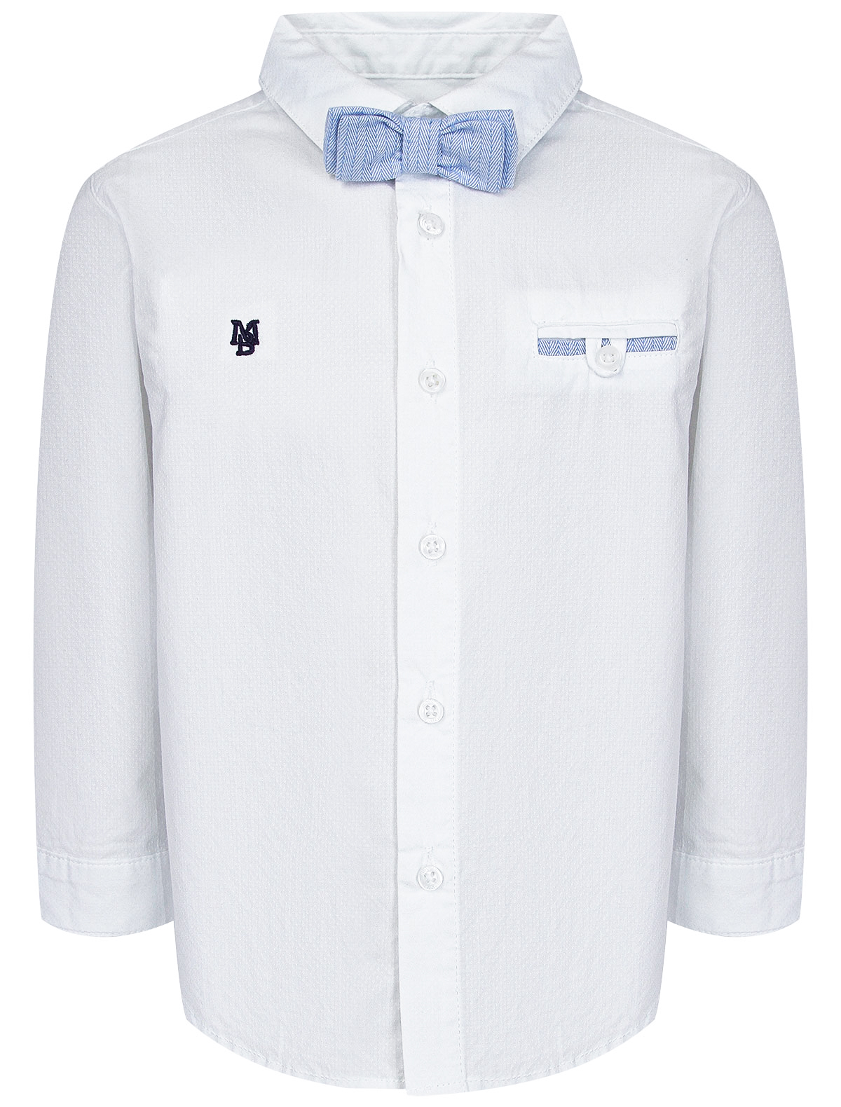 Рубашка Mayoral 2274177, цвет белый, размер 12