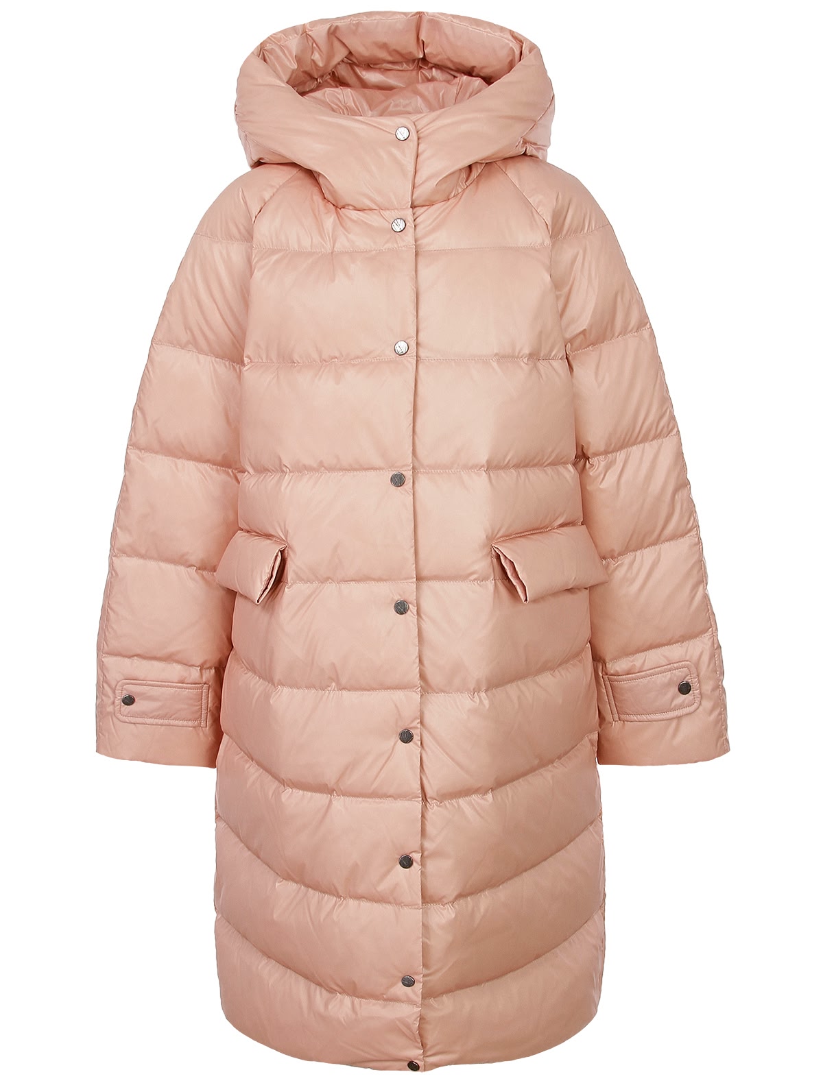 Пальто пудрового цвета