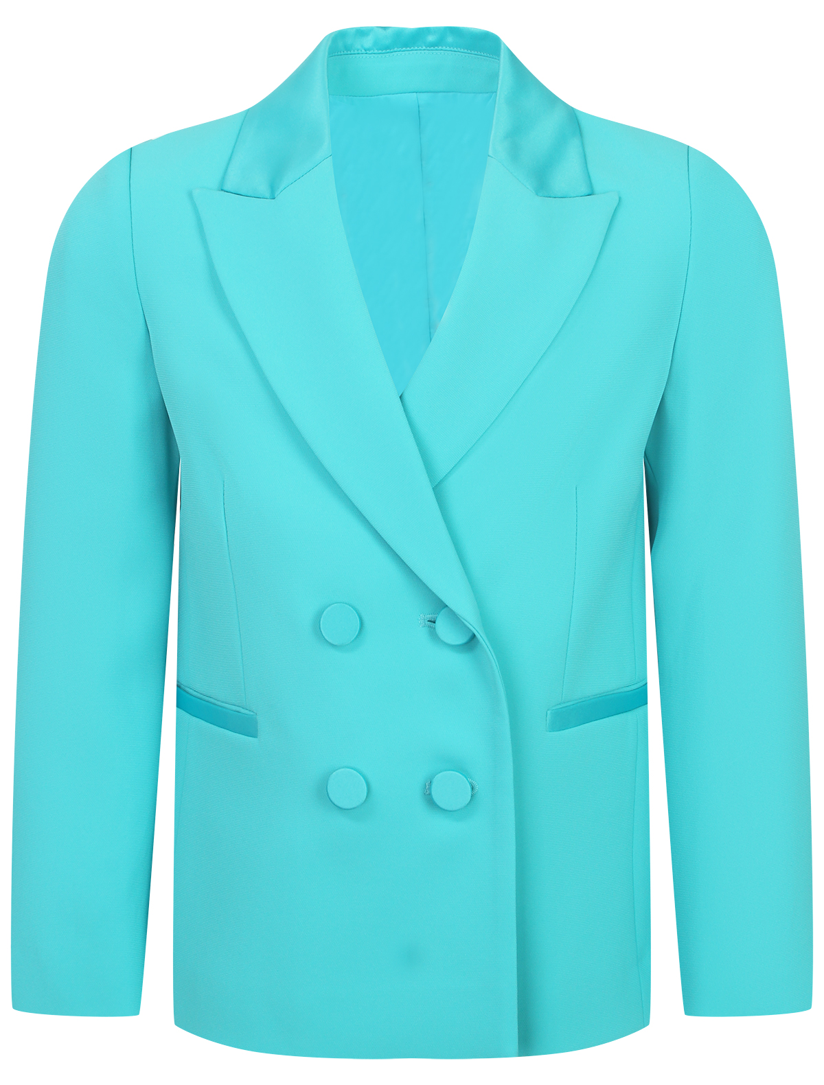 Пиджак TWINSET 2648829, цвет голубой, размер 11 1334509410268 - фото 1