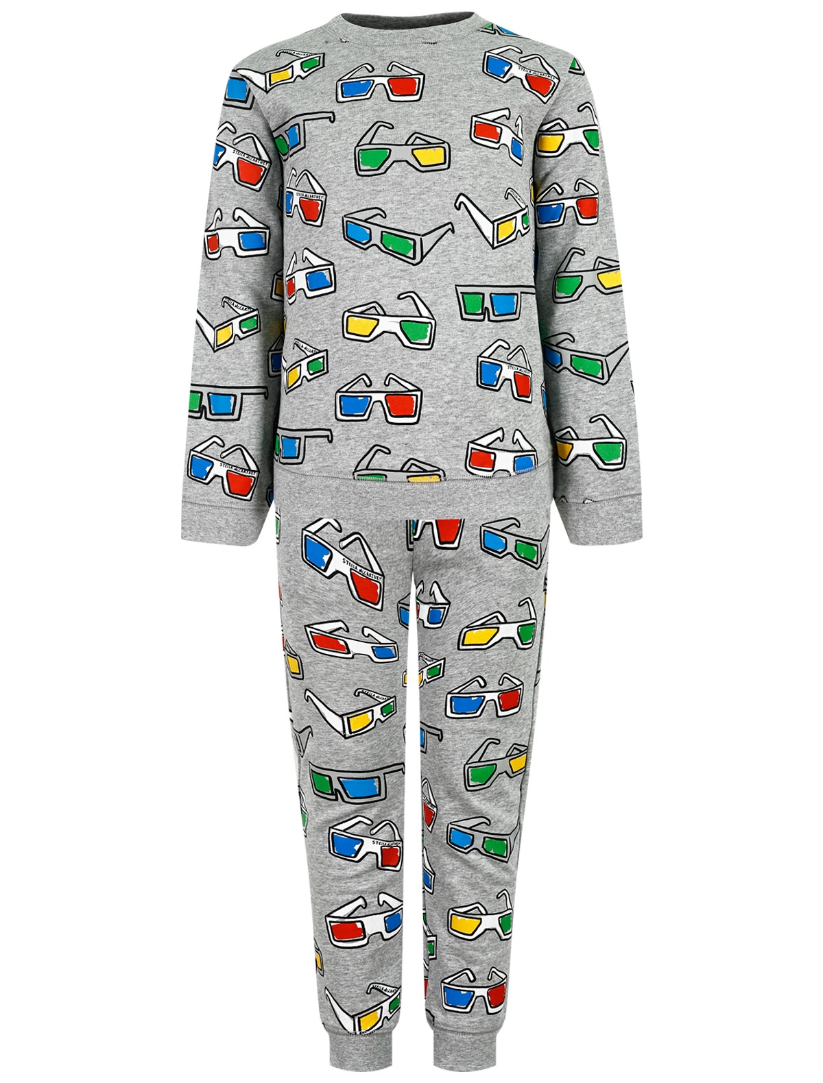 Спортивный костюм с принтом очки