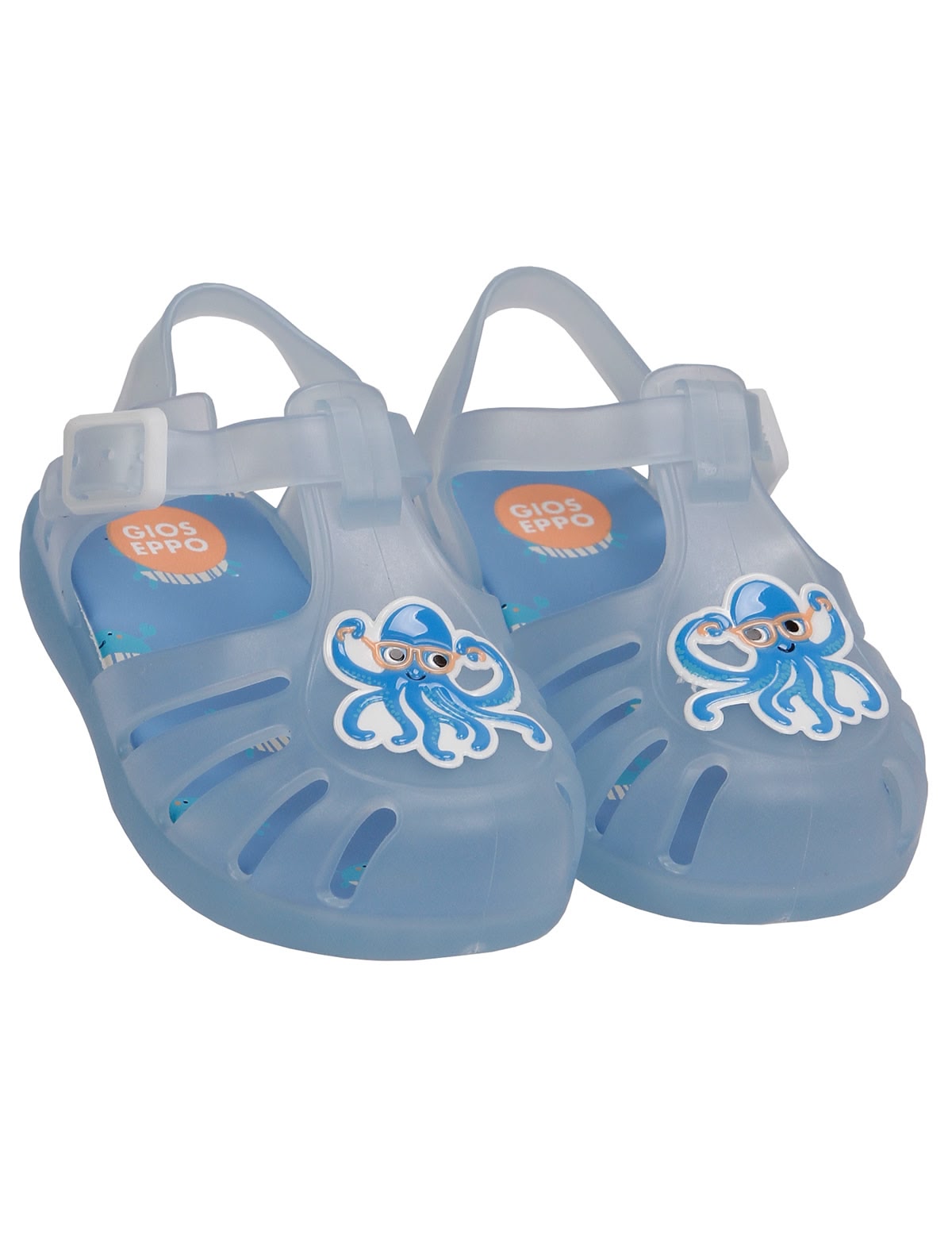 Сандалии пляжные с осьминогами