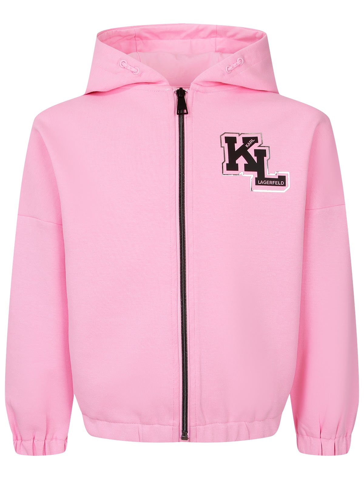 Розовая толстовка на молнии